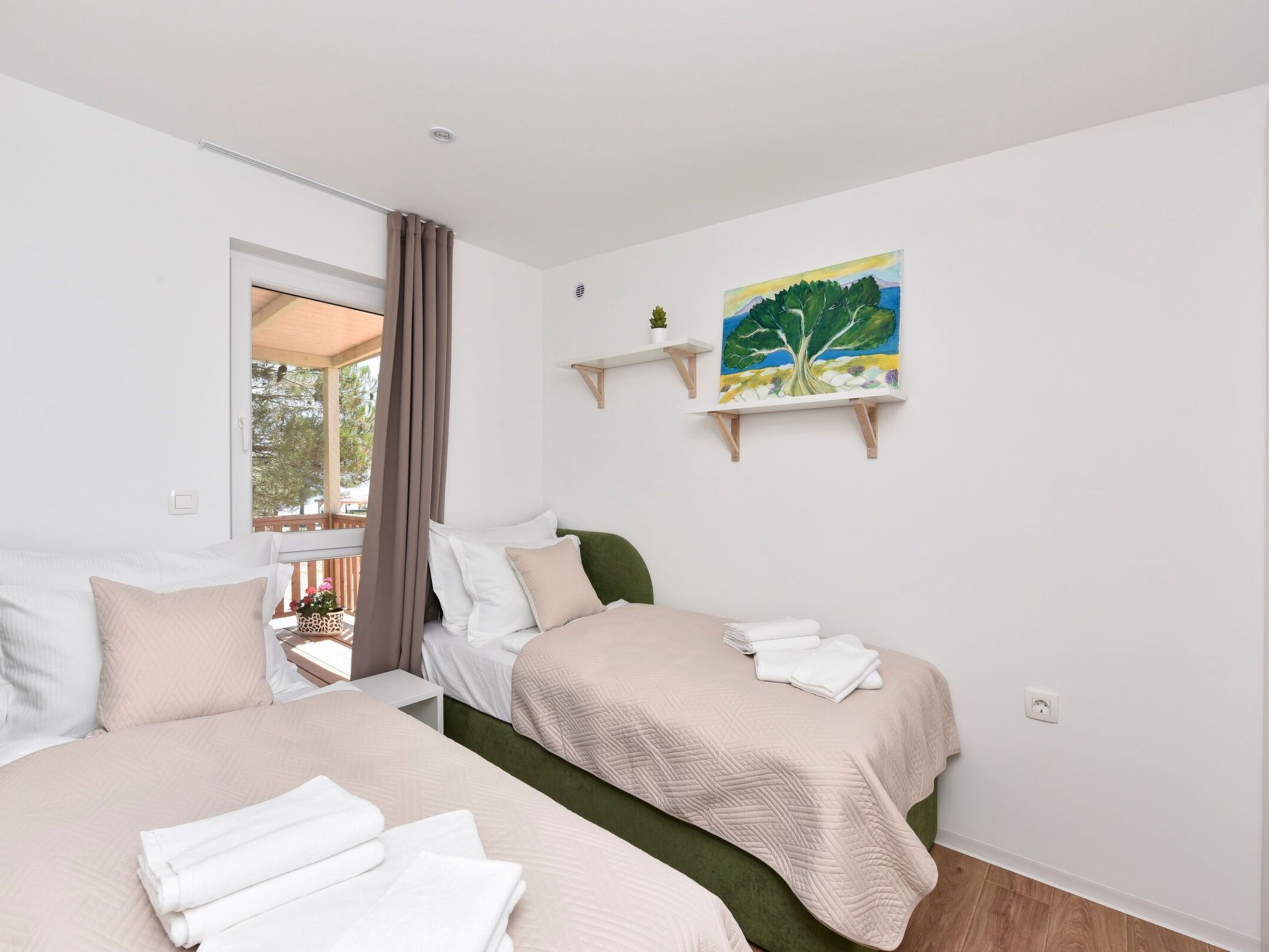 Mobilheim direkt am Strand-Drinnen