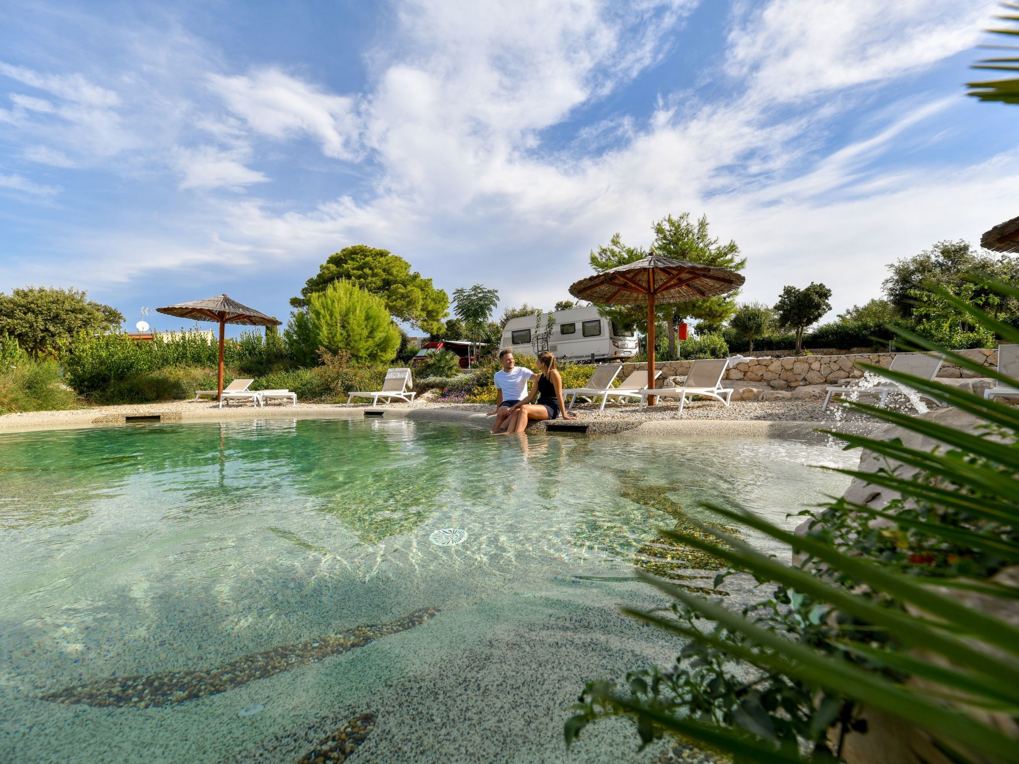 Mobilheim direkt am Strand-Drinnen