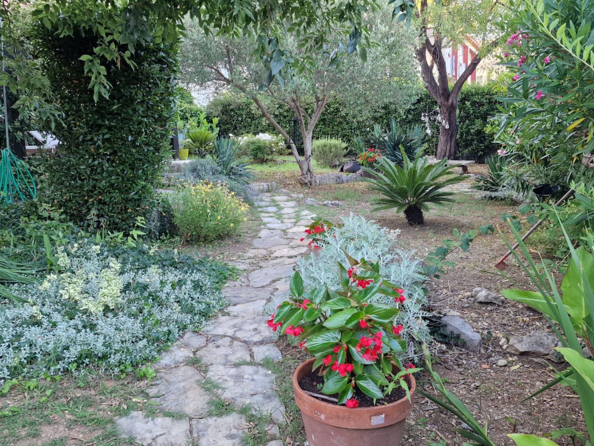 Steinhaus in Strandnähe mit Whirlpool-Binnen