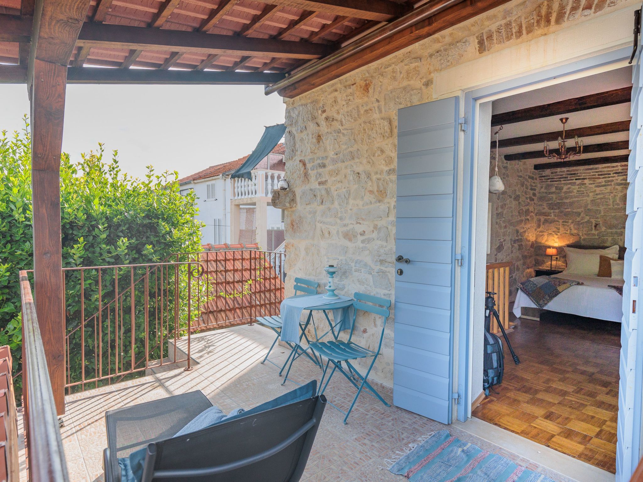 Ferienhaus mit umzäuntem Garten in Ugljan/Preko (Kroatien) und 1 Hund erlaubt