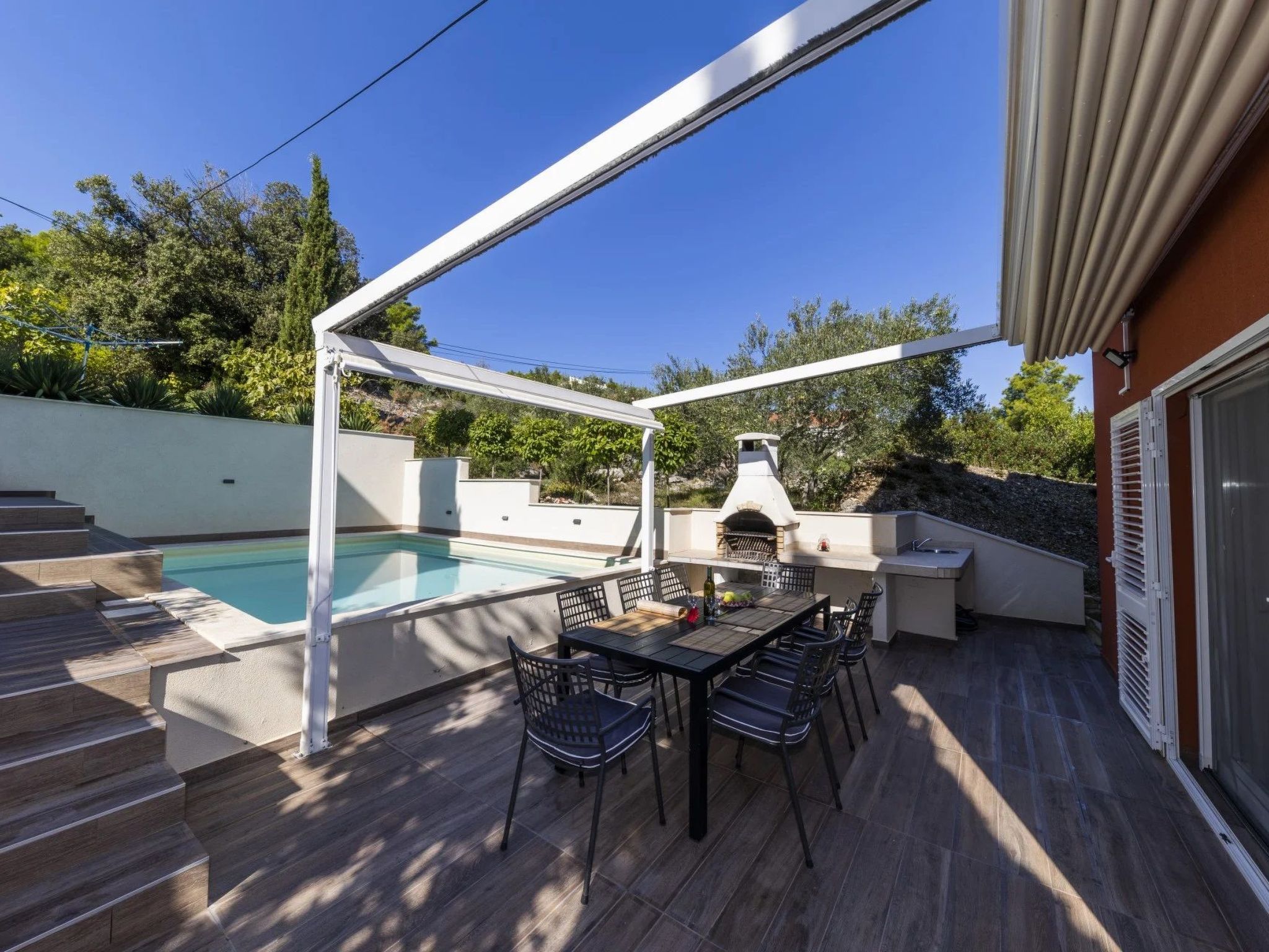 Strandnahe Villa Karmen Adriatica-Binnen