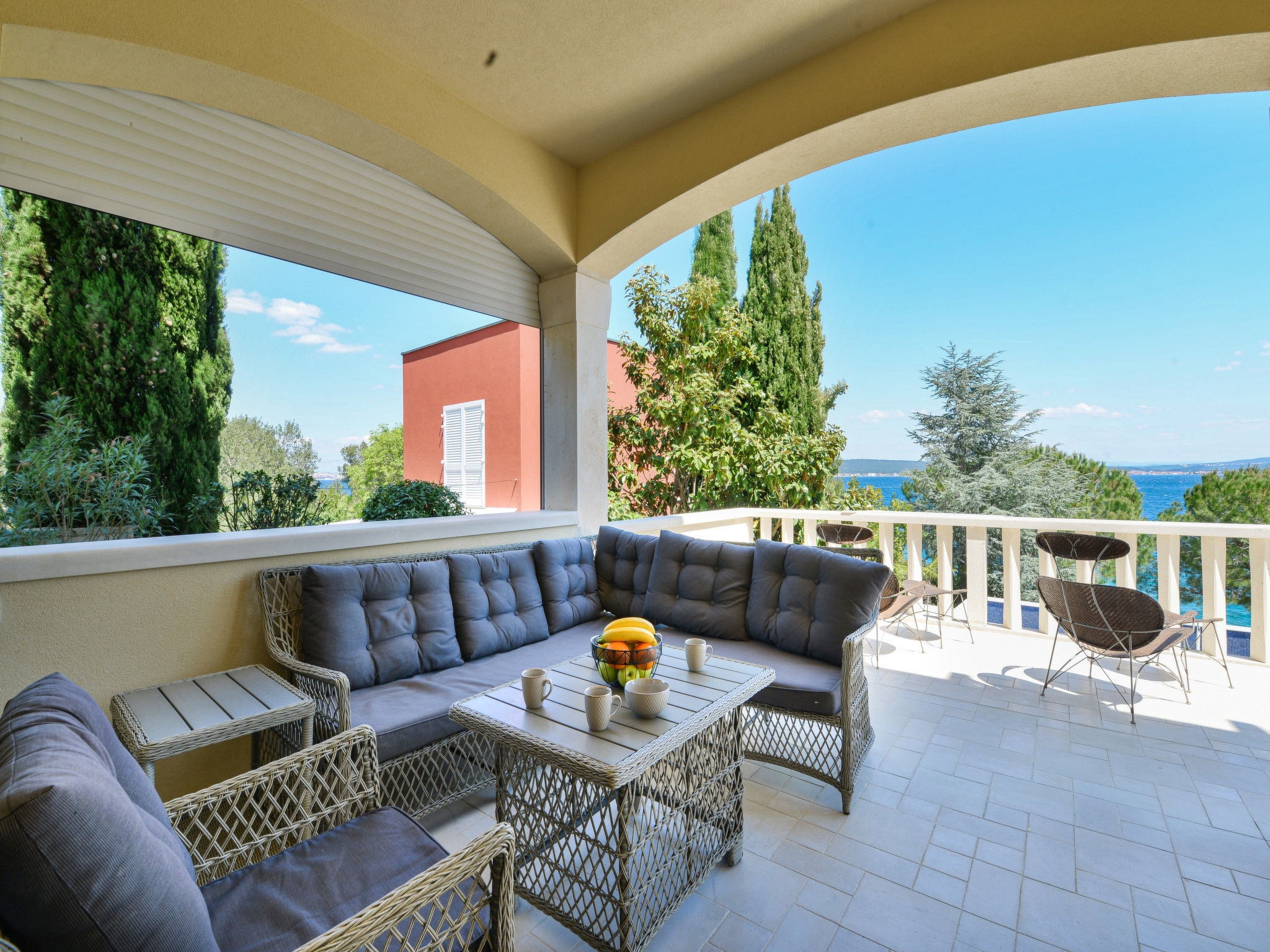 Beachfront Villa Mediterranea with pool — Terrace (3 of 33)
