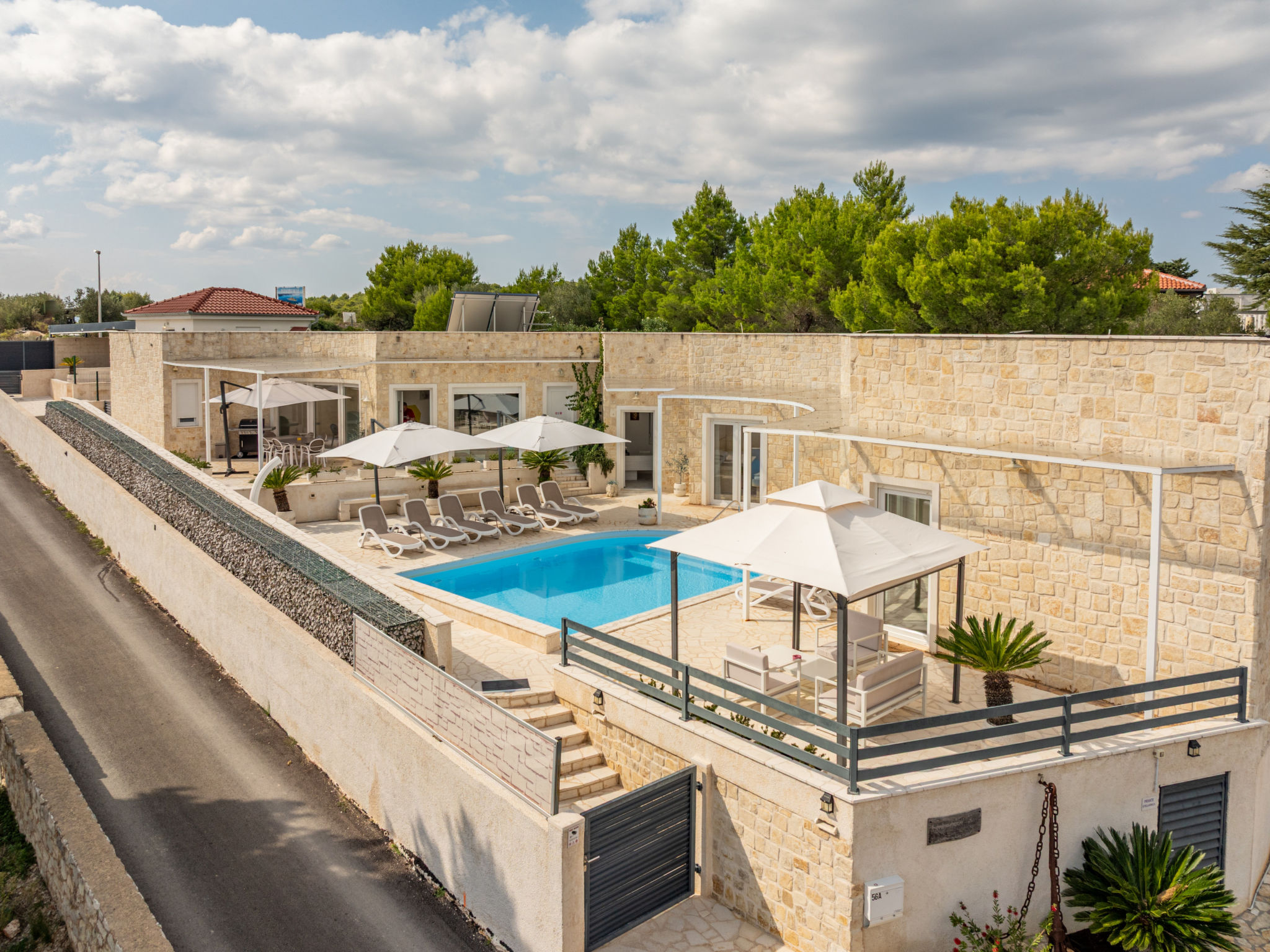 5* Unique luxury Villa Feriatum Lissa - Buiten