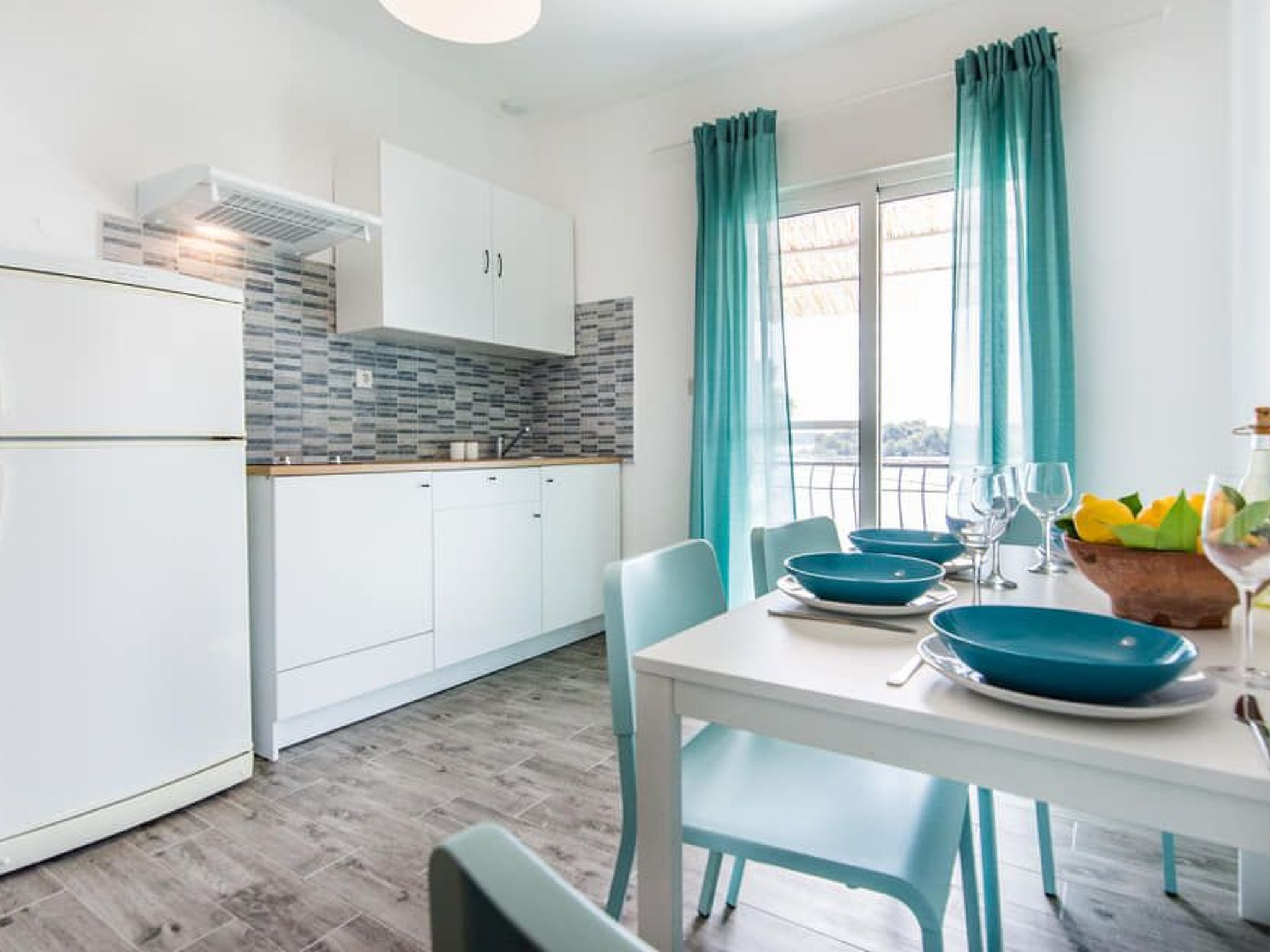 Wohnung "Mama Roza" mit Blick auf das Wasser