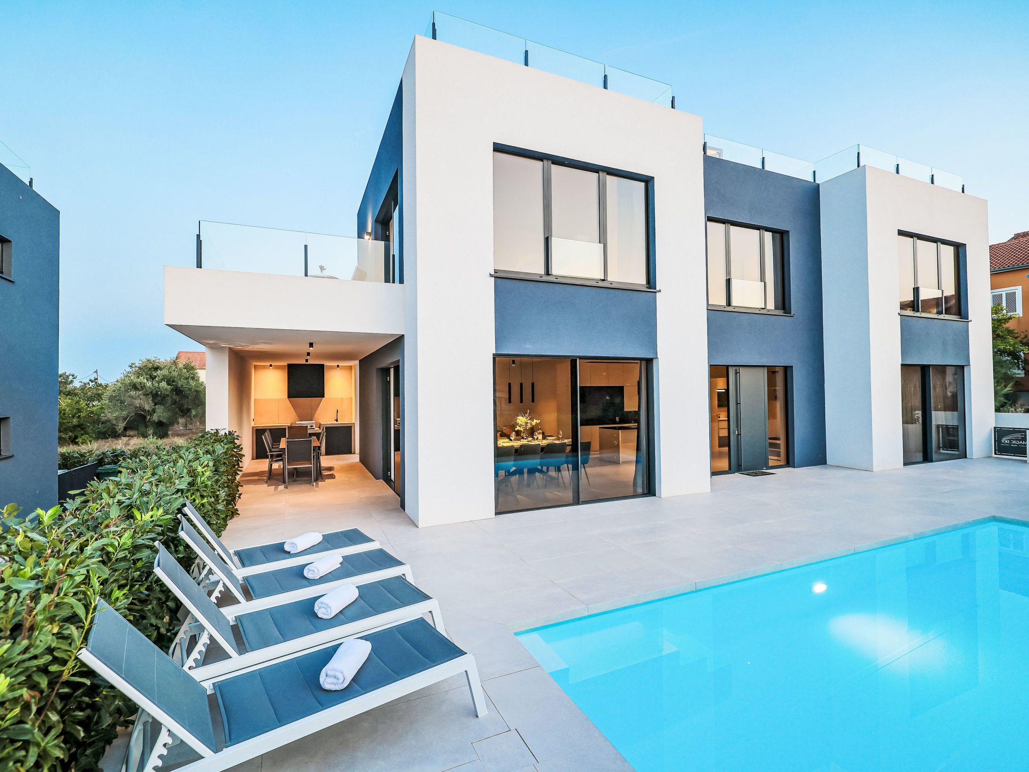 Vakantiehuis met privé zwembad in Pasman/Kraj (Kroatië) voor 8 personen