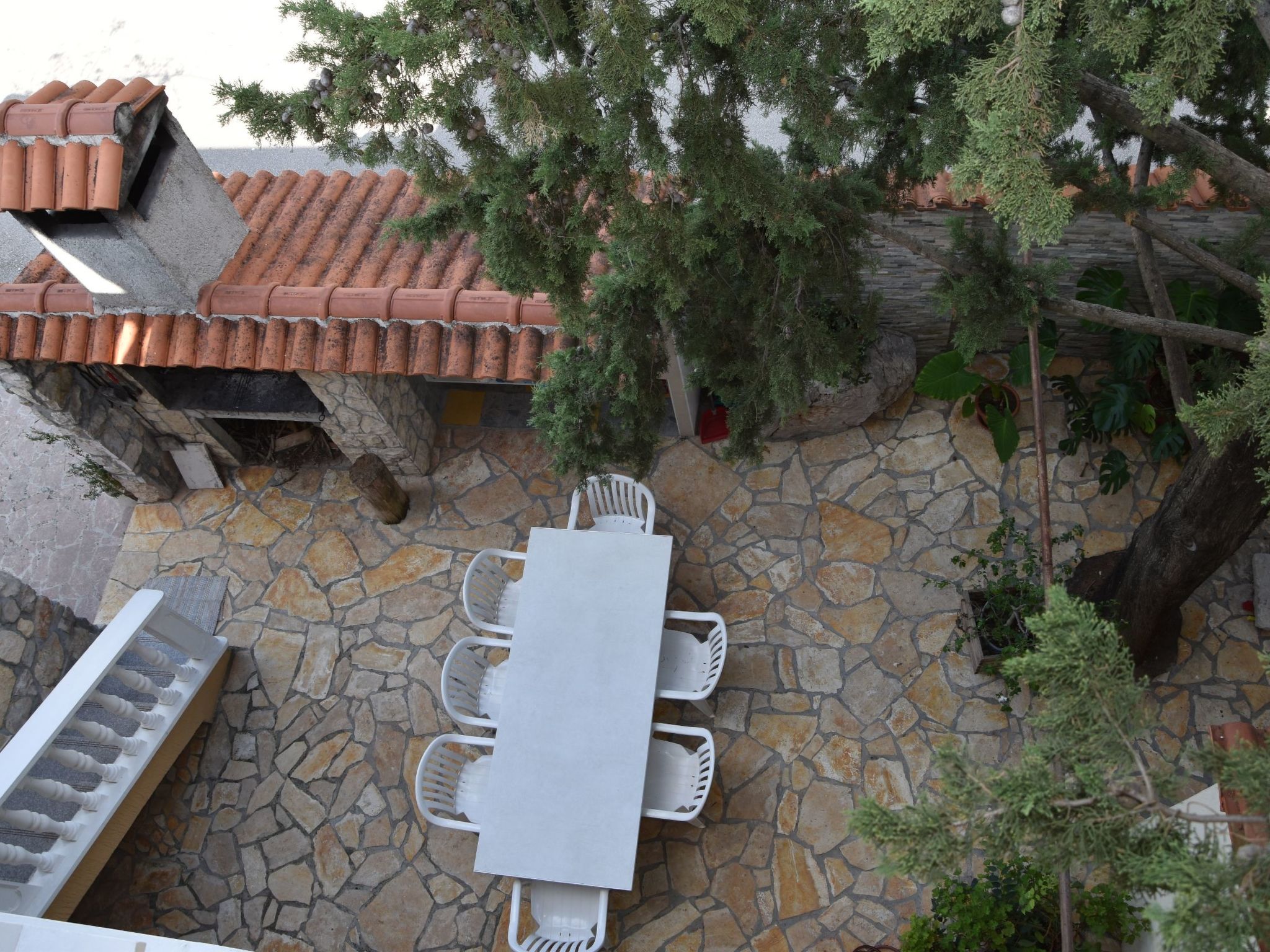 Appartement Maksan im 2. Stock mit einer Terrasse-Drinnen