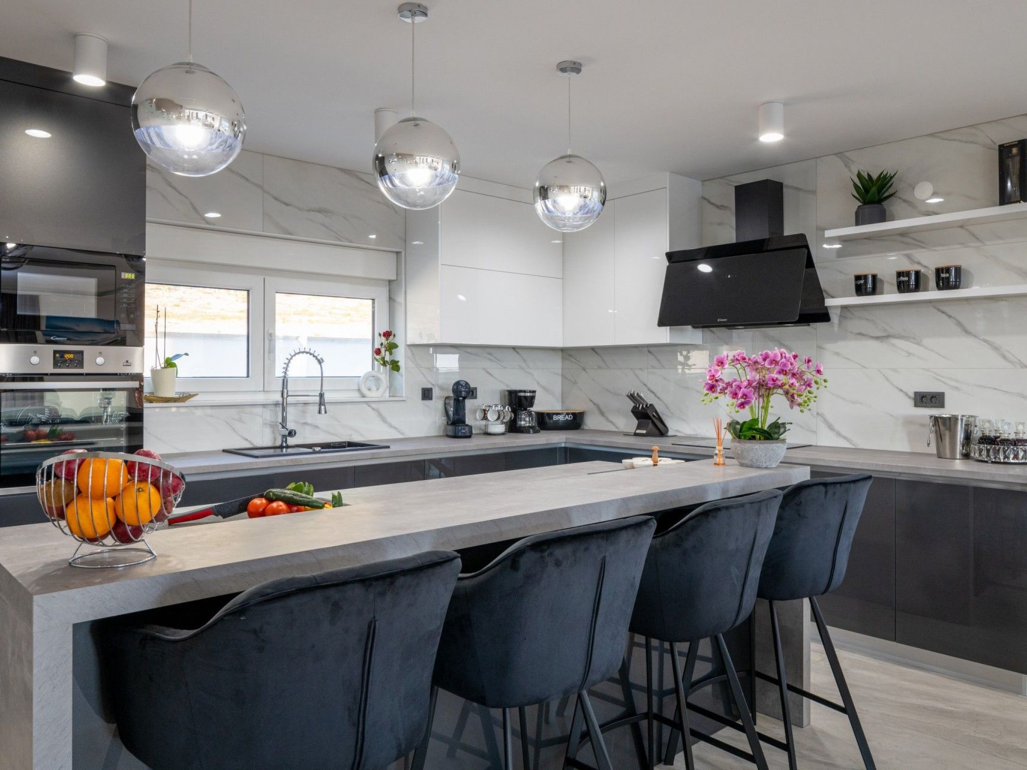 Villa Bura mit Pool und tollem Ausblick-Binnen