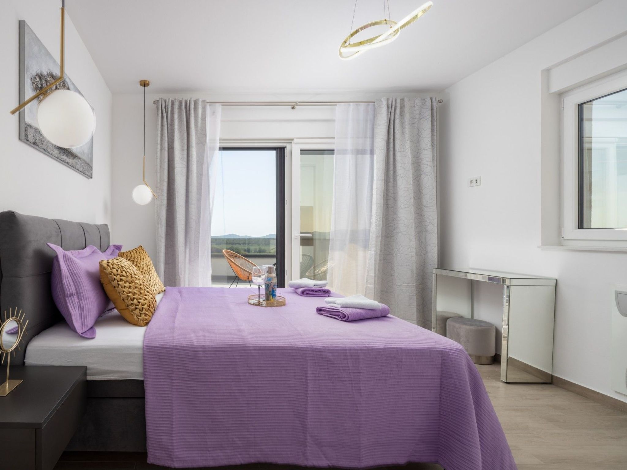 Villa Bura mit Pool und tollem Ausblick-Binnen