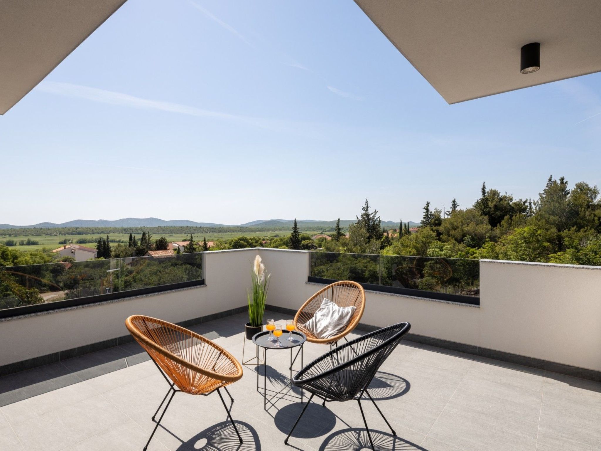 Villa Bura mit Pool und tollem Ausblick-Binnen