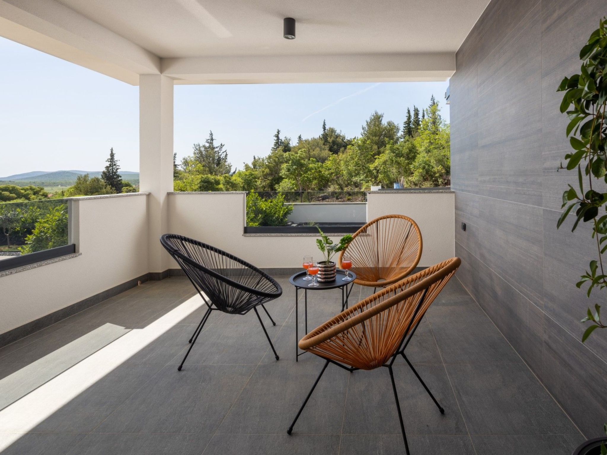 Villa Bura mit Pool und tollem Ausblick-Binnen