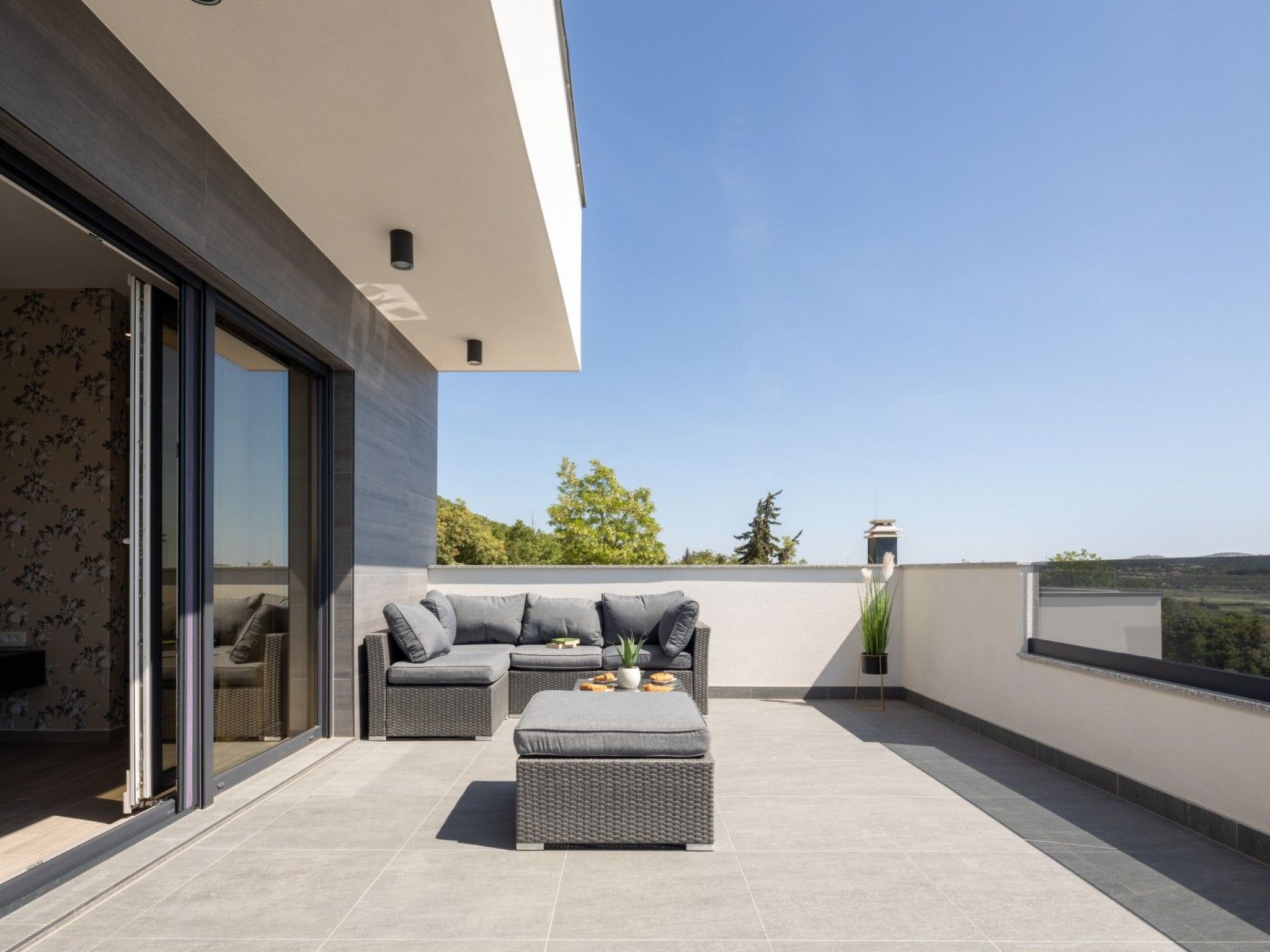 Villa Bura mit Pool und tollem Ausblick-Binnen