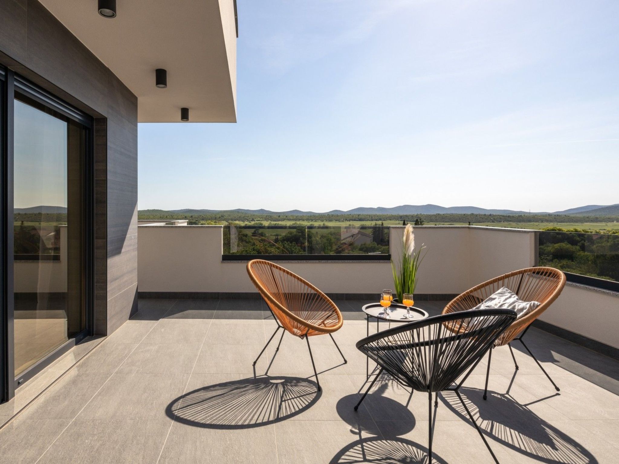 Villa Bura mit Pool und tollem Ausblick-Binnen