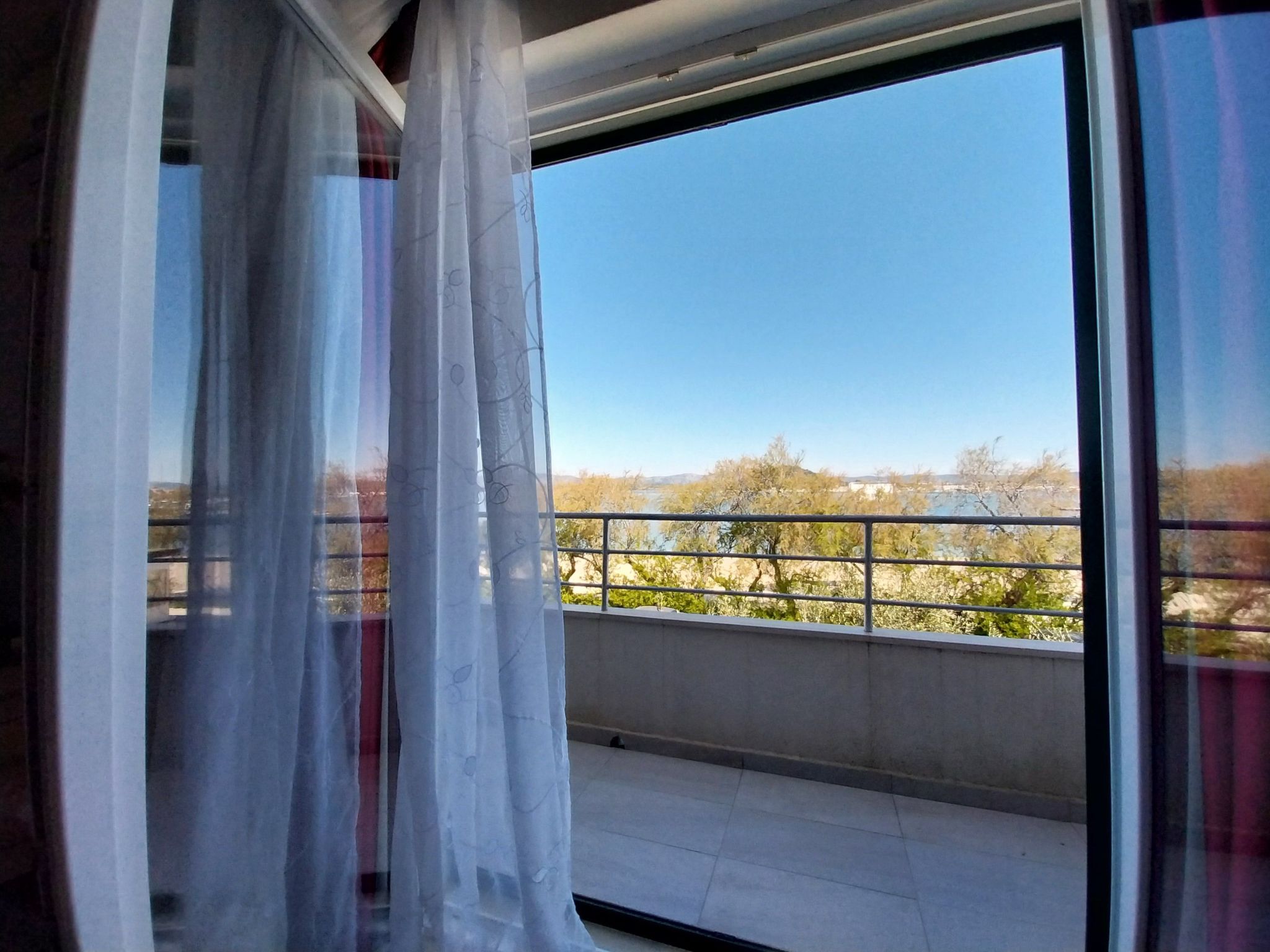 Strandappartement Ana mit Meerblick, Garten, Grillplatz