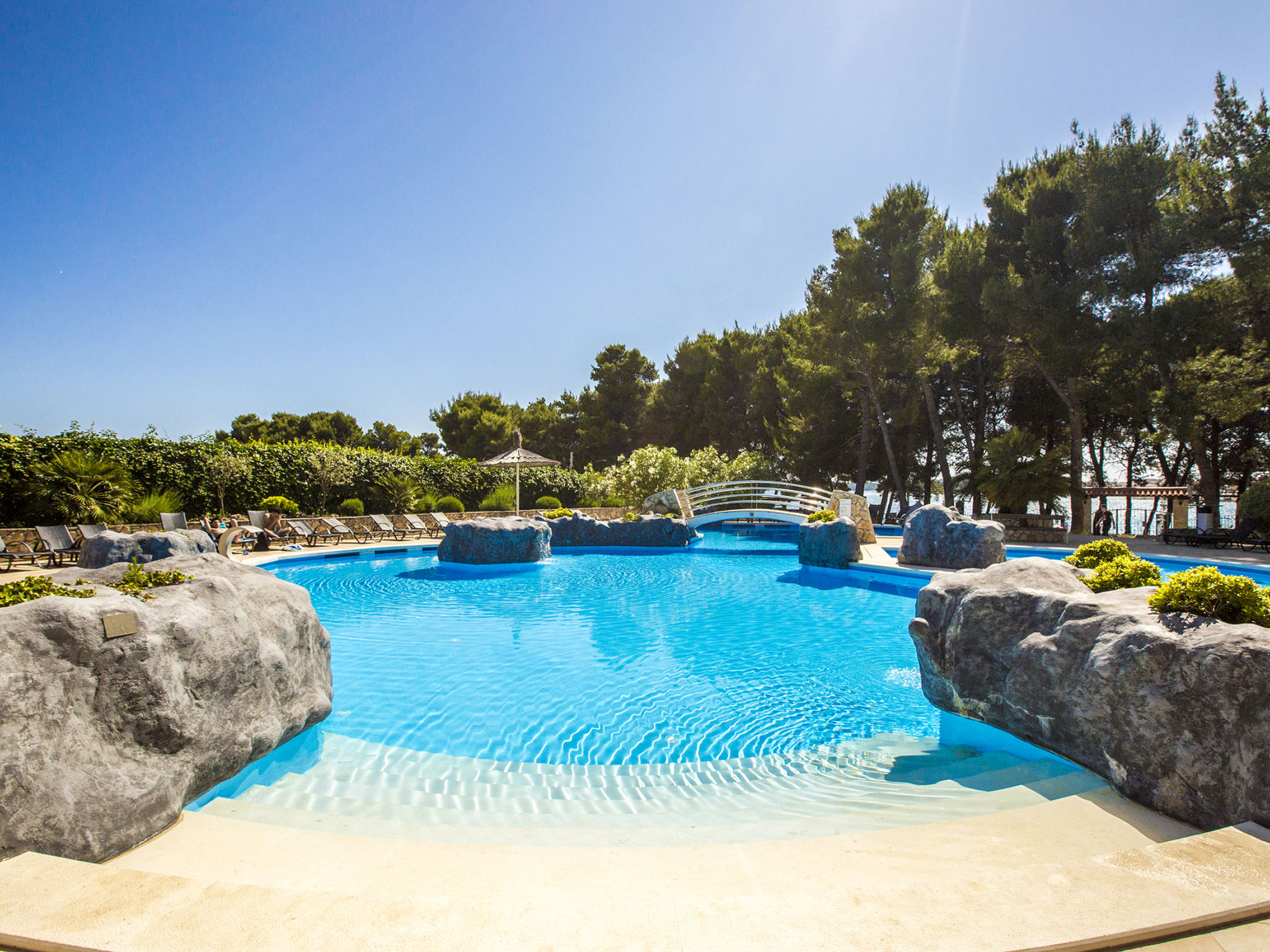 Vakantiehuis met zwembad in Vodice (Kroatië) voor 2 personen