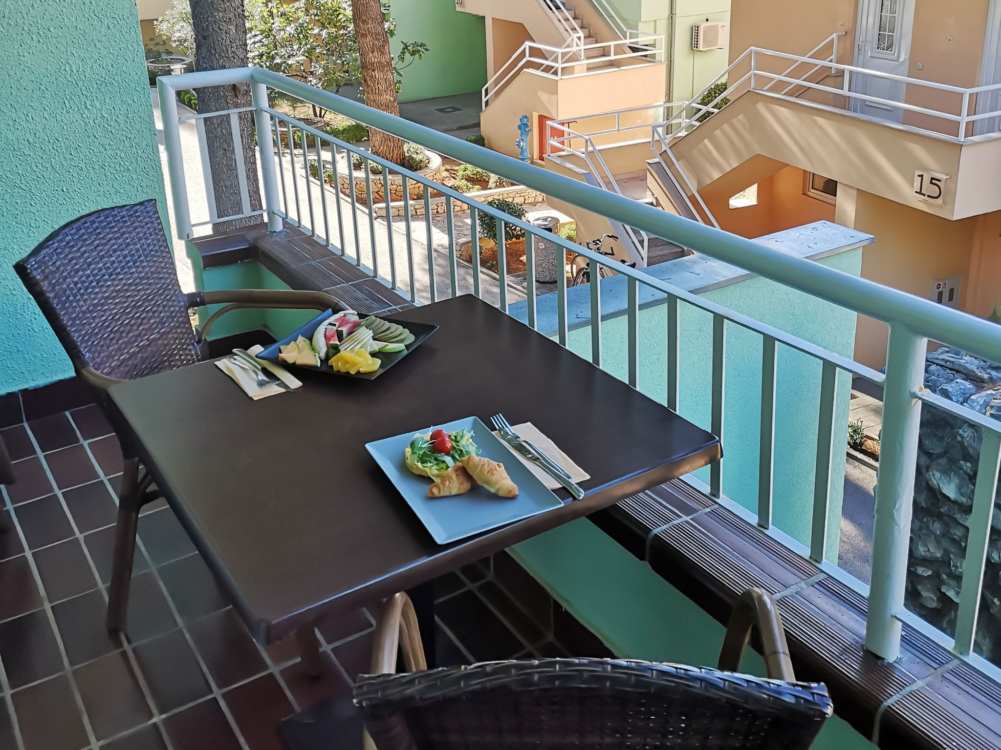 Direct aan zee in Vodice: knus appartement voor 2 op Matilde Beach Resort - foto 6