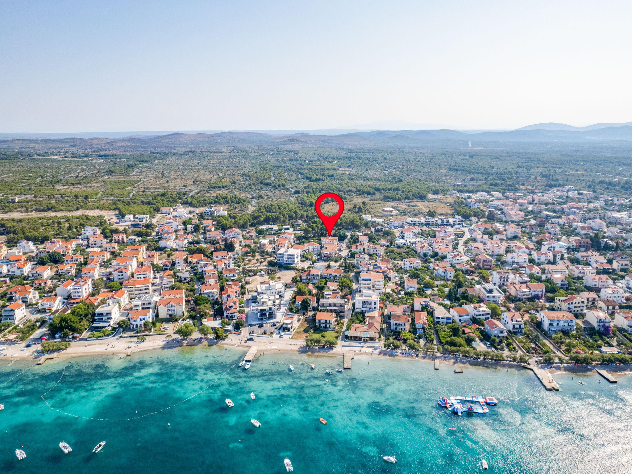 Zonovergoten twee-onder-een-kapwoning op 200 meter van het strand in Srima - foto 41
