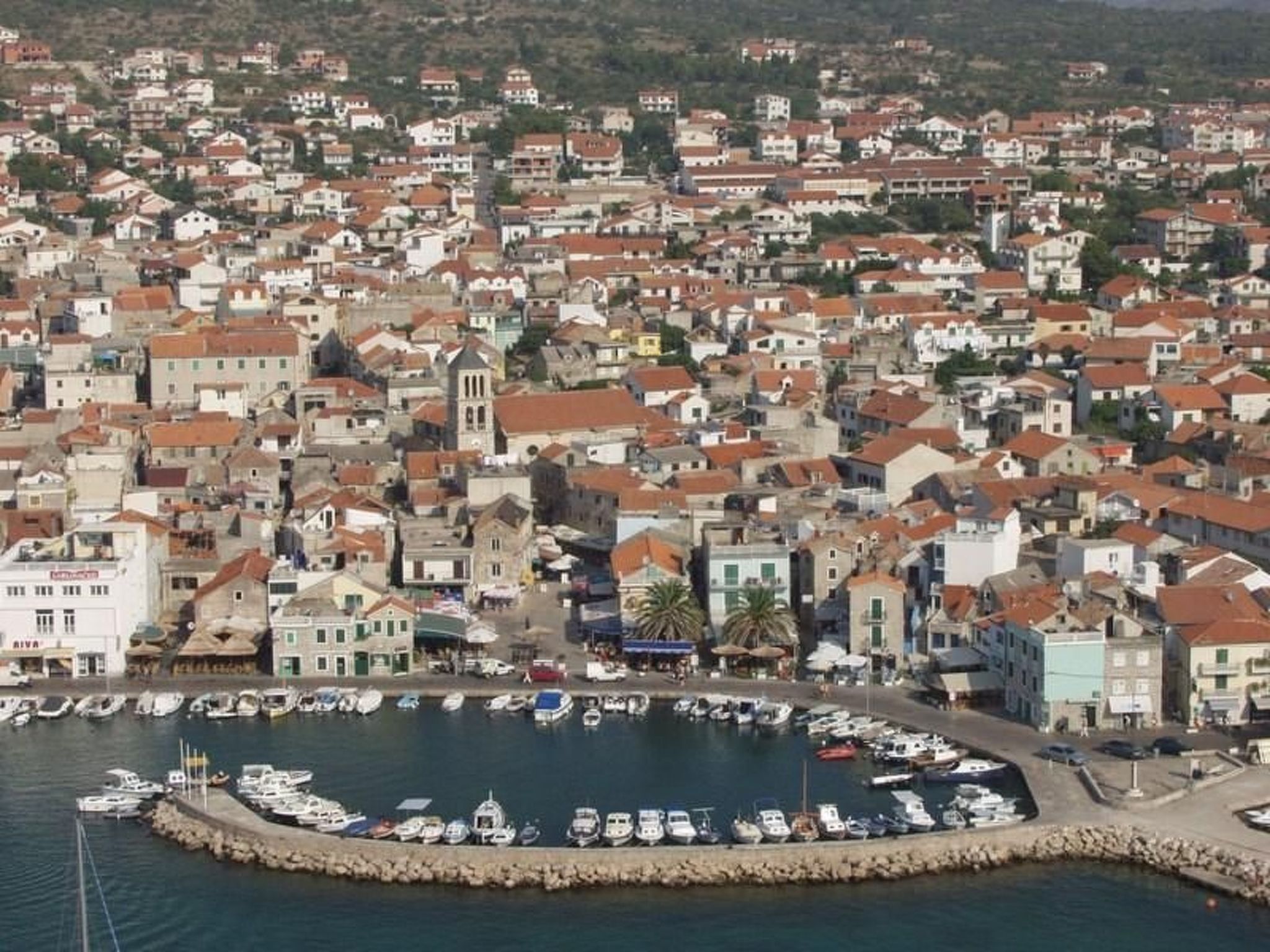 Moderne Ferienwohnung in Vodice mit Grill-Draußen