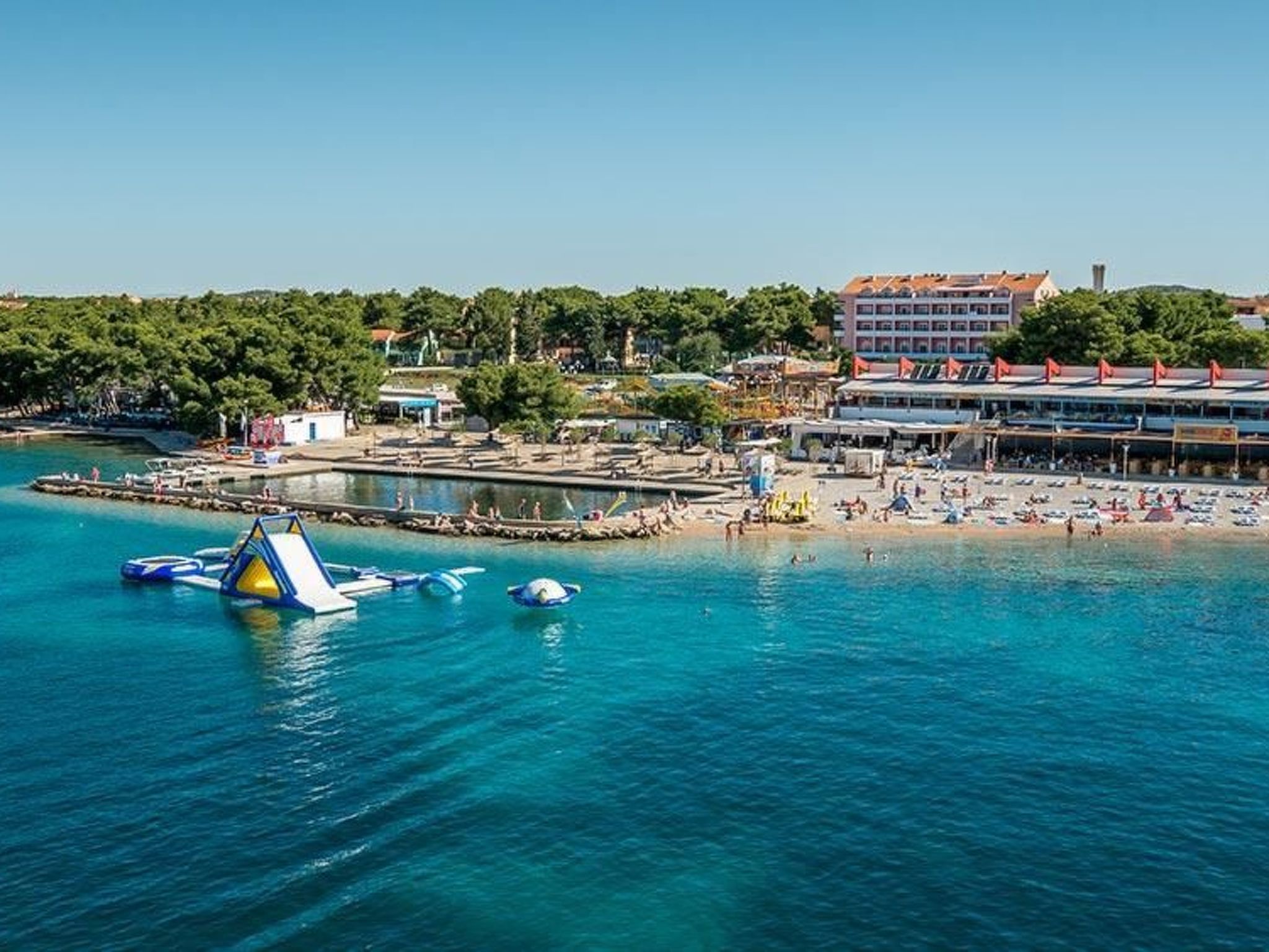 Moderne Ferienwohnung in Vodice mit Grill-Draußen