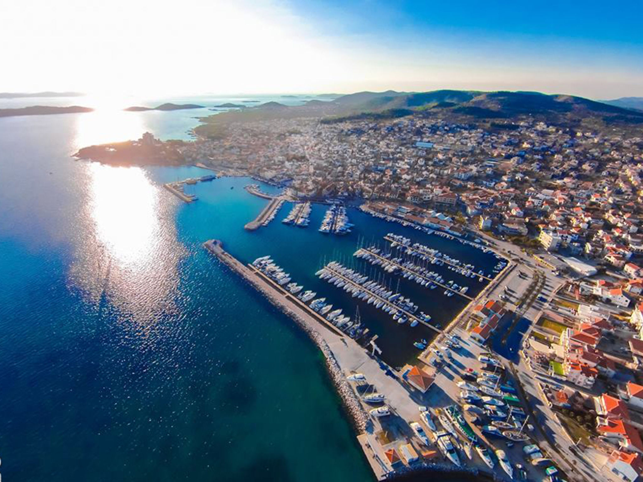 Wohnung in Vodice mit Grill-Area