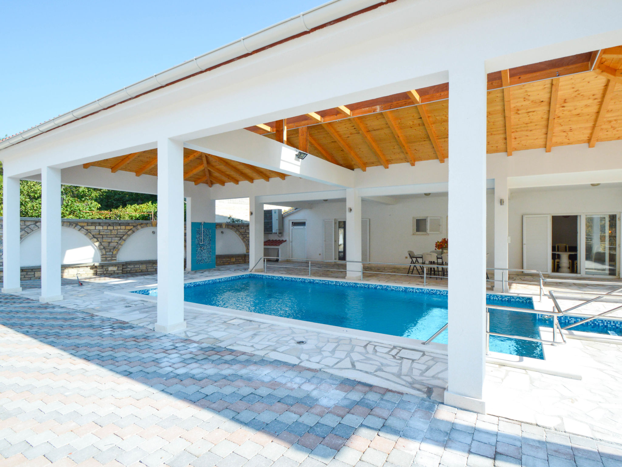 Villa Kursar: Ruim vakantiehuis voor 14 personen bij Zaton, met verwarmd zwembad - foto 20