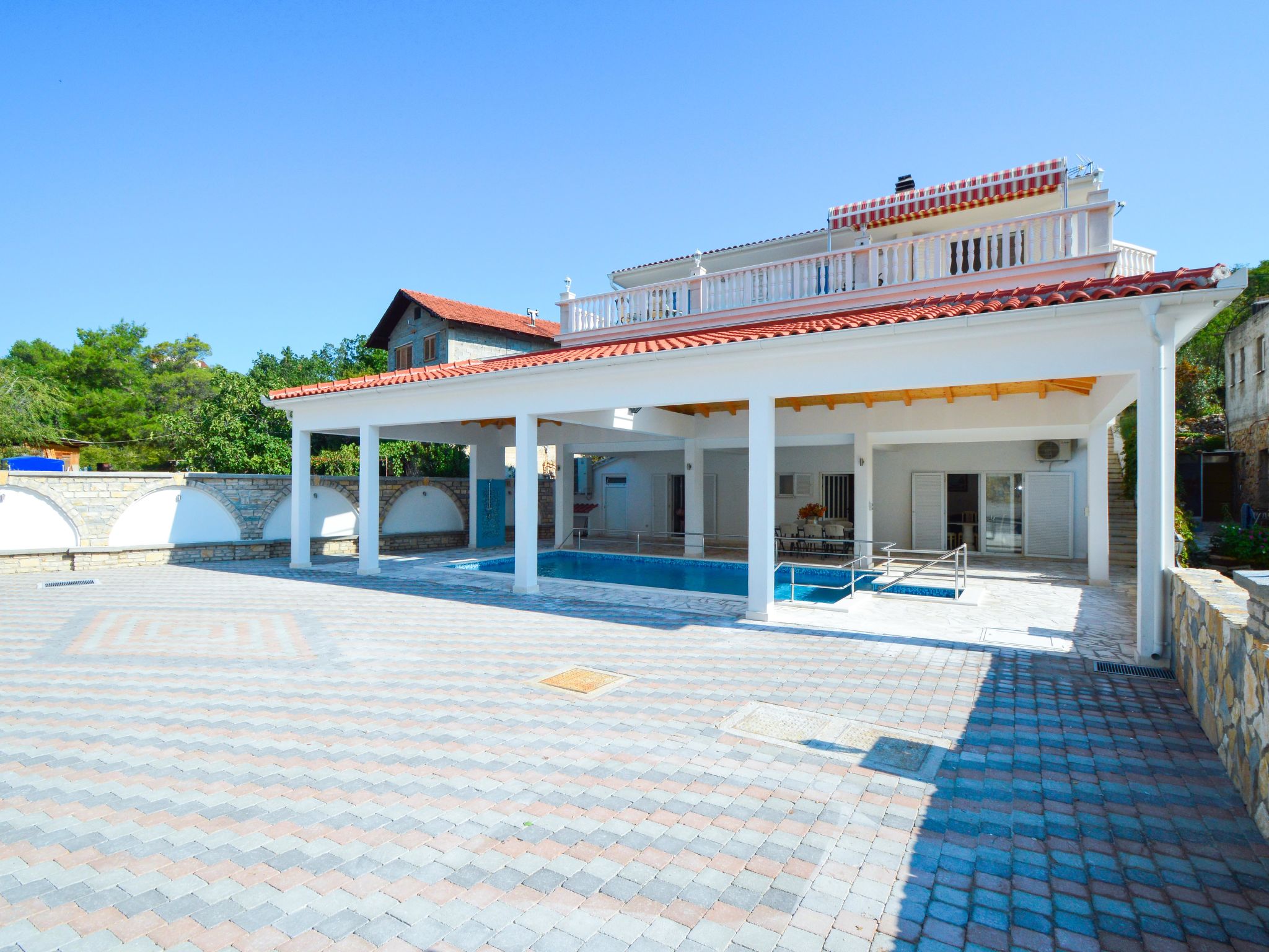 Villa Kursar: Ruim vakantiehuis voor 14 personen bij Zaton, met verwarmd zwembad - foto 3