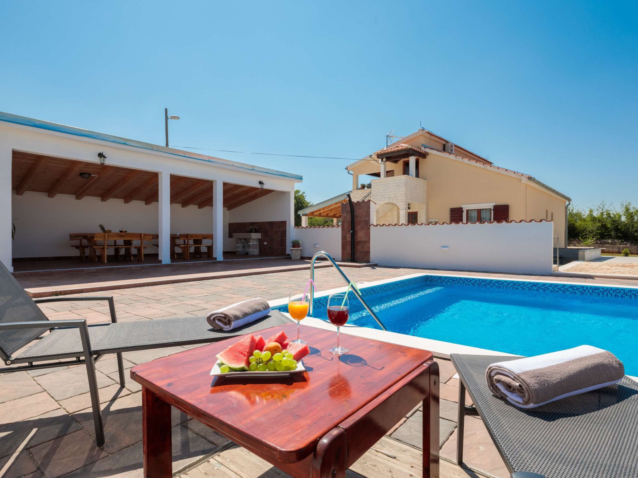 Vakantiehuis met privé zwembad in Skradin (Kroatië) voor 7 personen