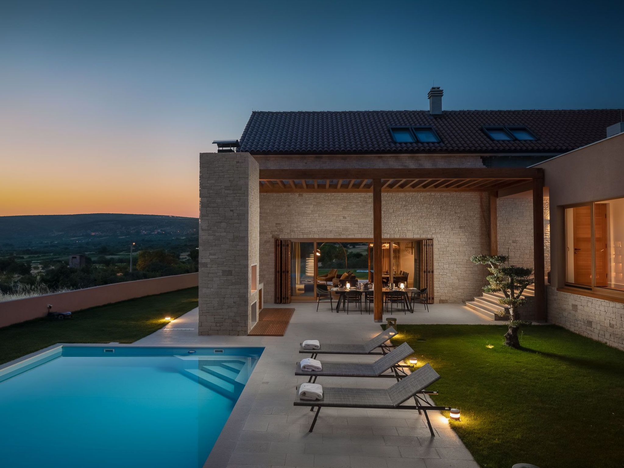 Villa Klang der Stille bei Sibenik-Binnen