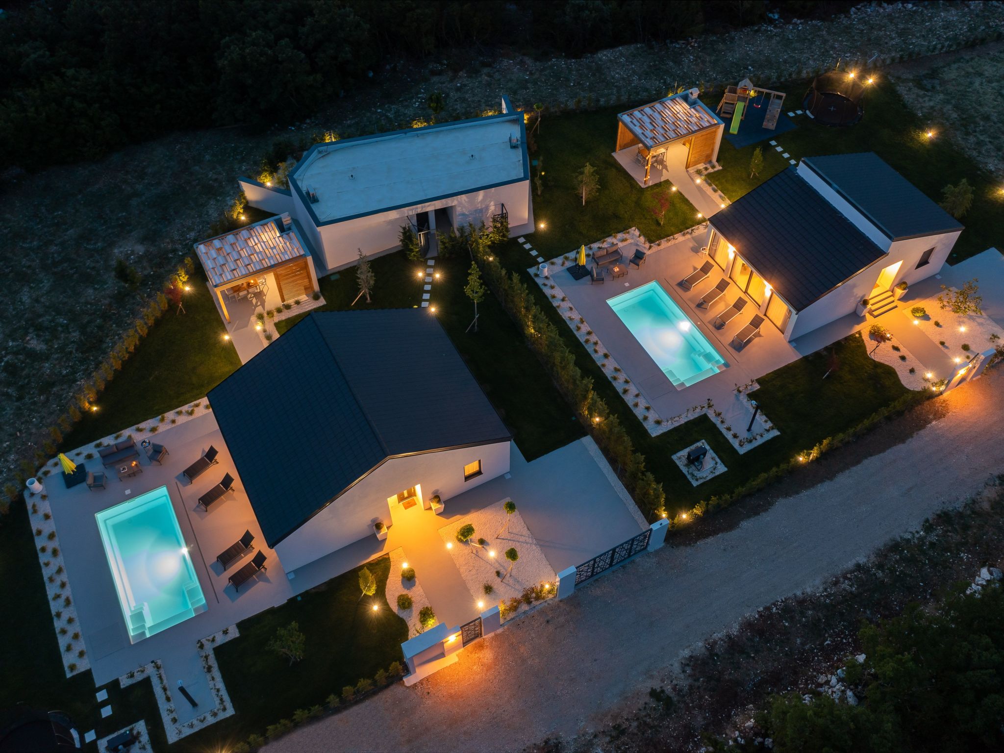 Vakantiehuis met privé zwembad in Bilice (Kroatië) voor 8 personen