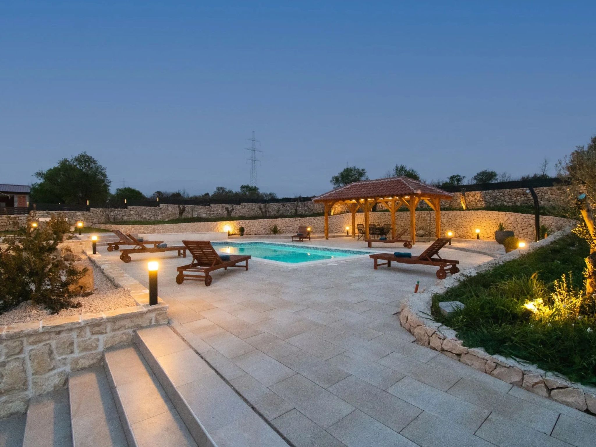 Villa Natura Piedra bei Sibenik-Drinnen