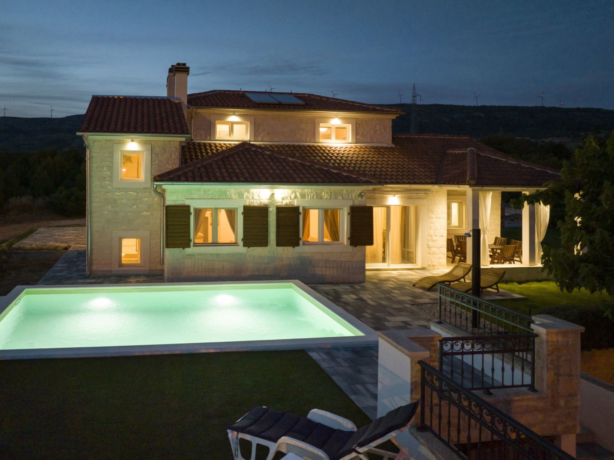 Villa Whitestone bei Šibenik-Binnen