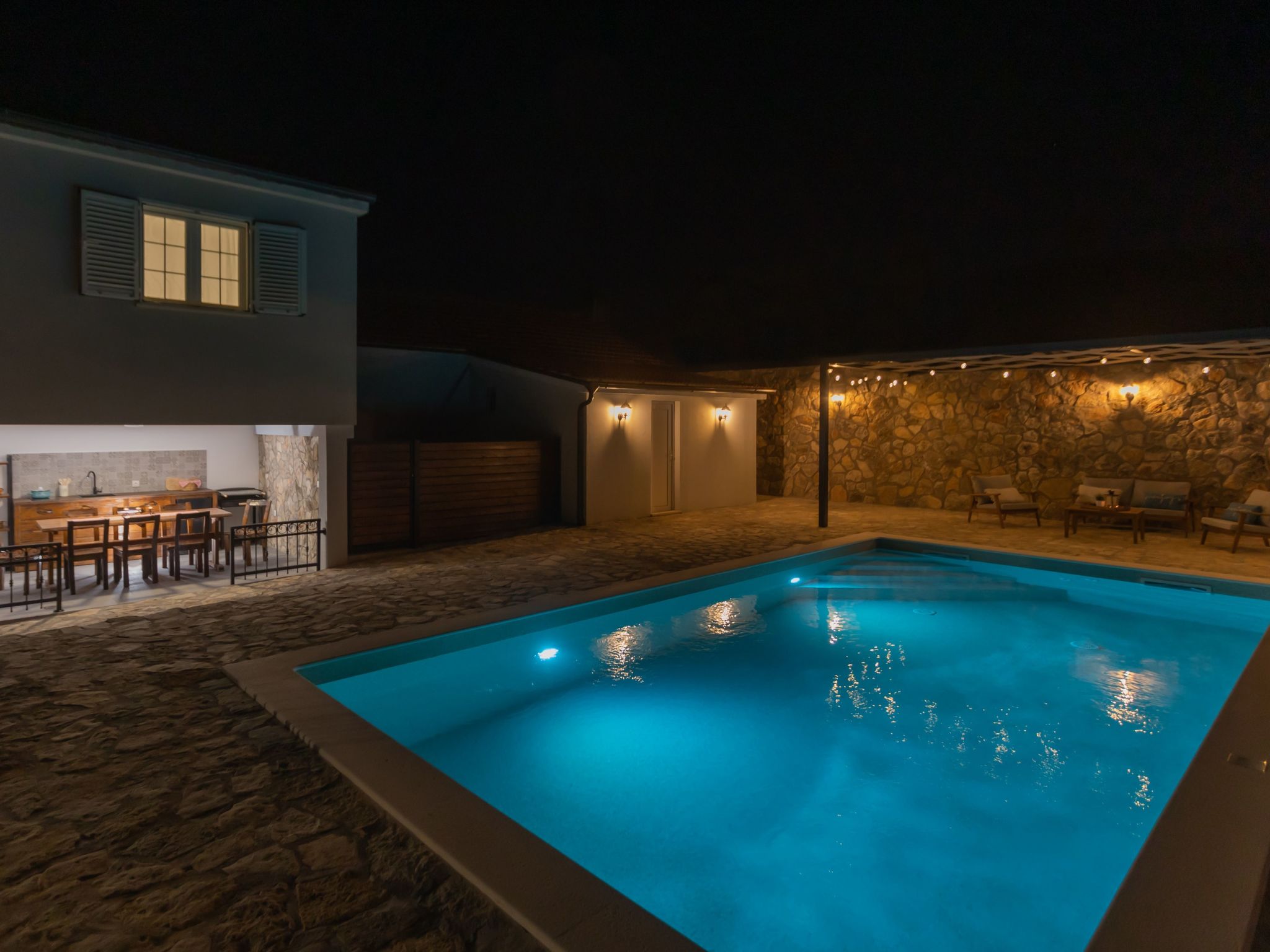 Villa FarAway in Dubrava kod Sibenik-Inside