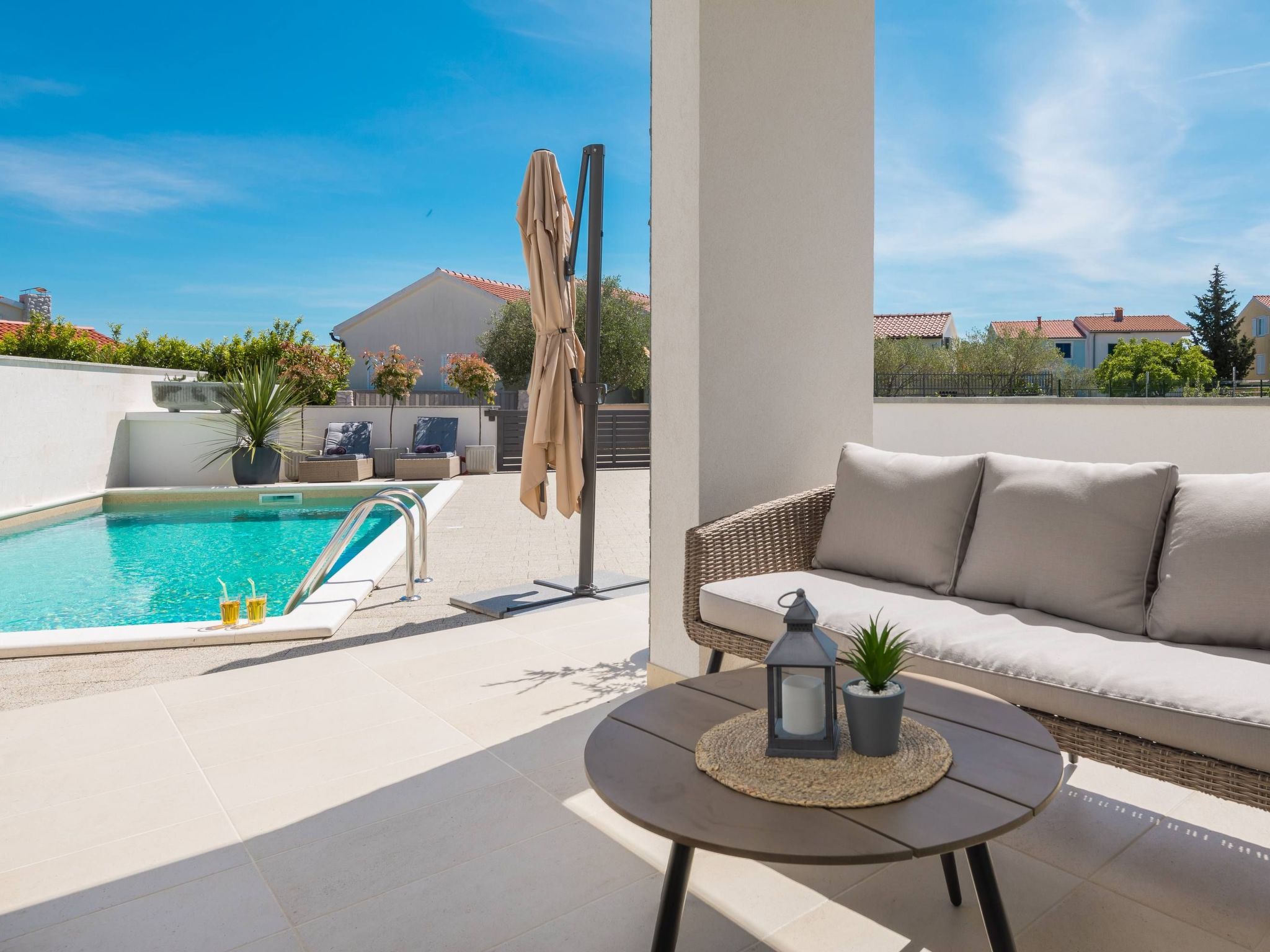 Mit Privatpool für 7 Personen ca. 119 m&sup2; in Jadrija, Dalmatien (Gespanscha-Image-tags.info