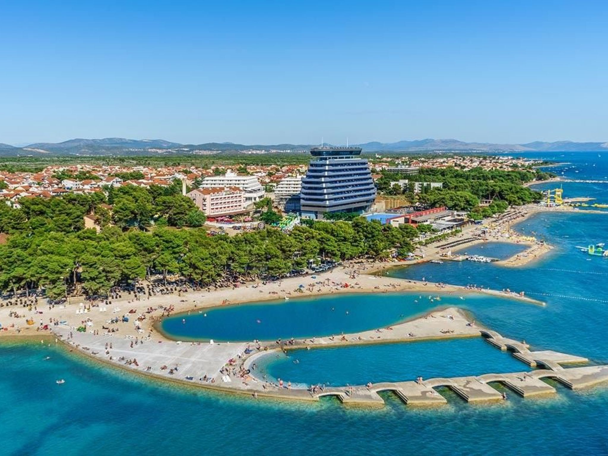 Vakantiehuis met privé zwembad in Srima (Kroatië) voor 6 personen