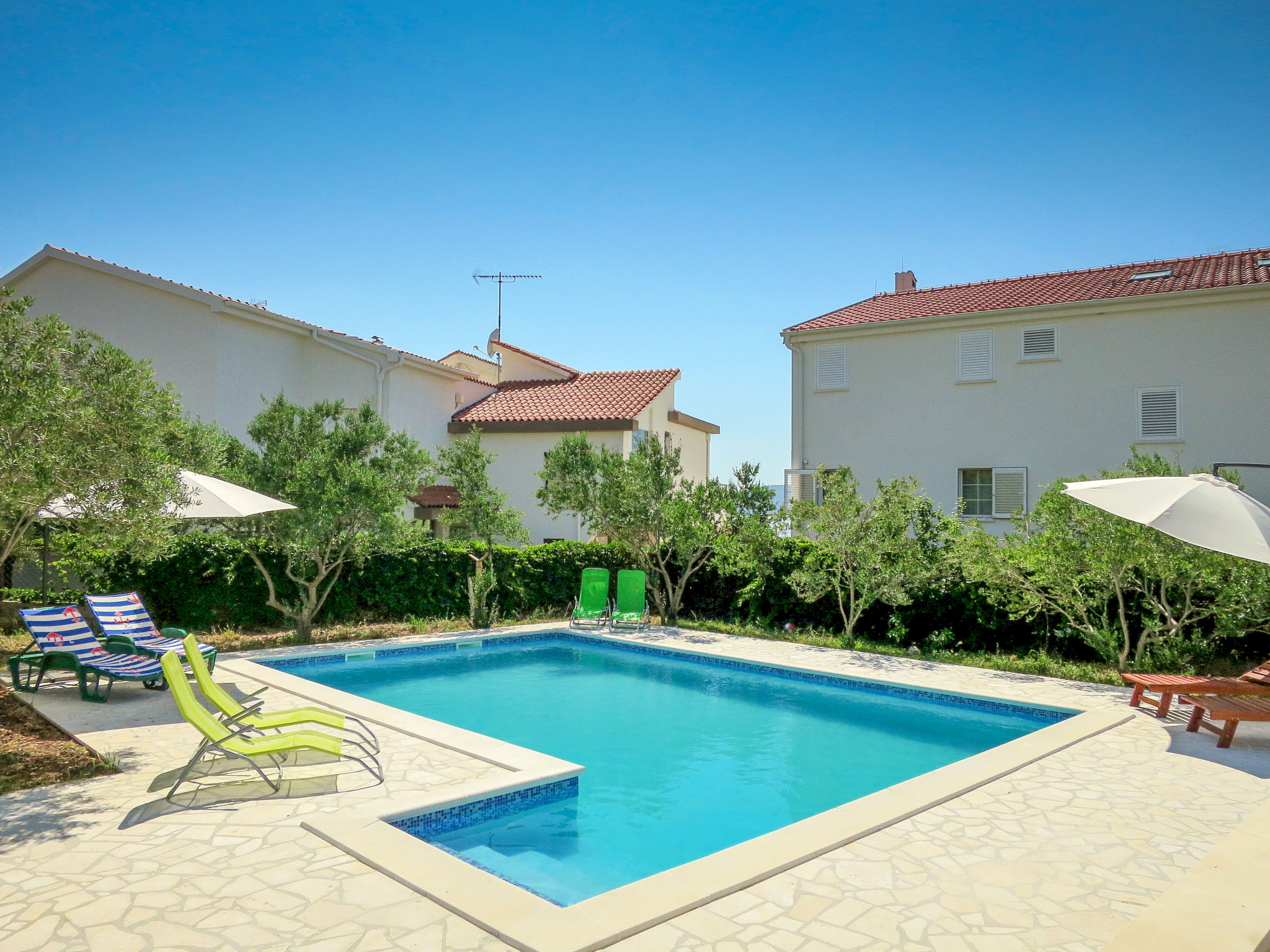 Vakantiehuis met zwembad in Sibenik (Kroatië) voor 4 personen