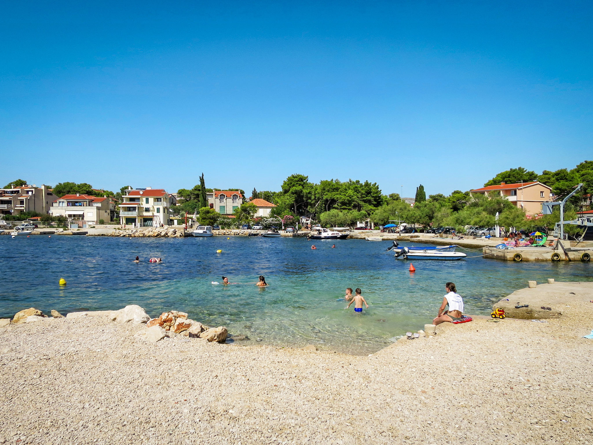 Appartement Katarina 2: 80m van strand in Brodarica, nabij Šibenik - foto 15