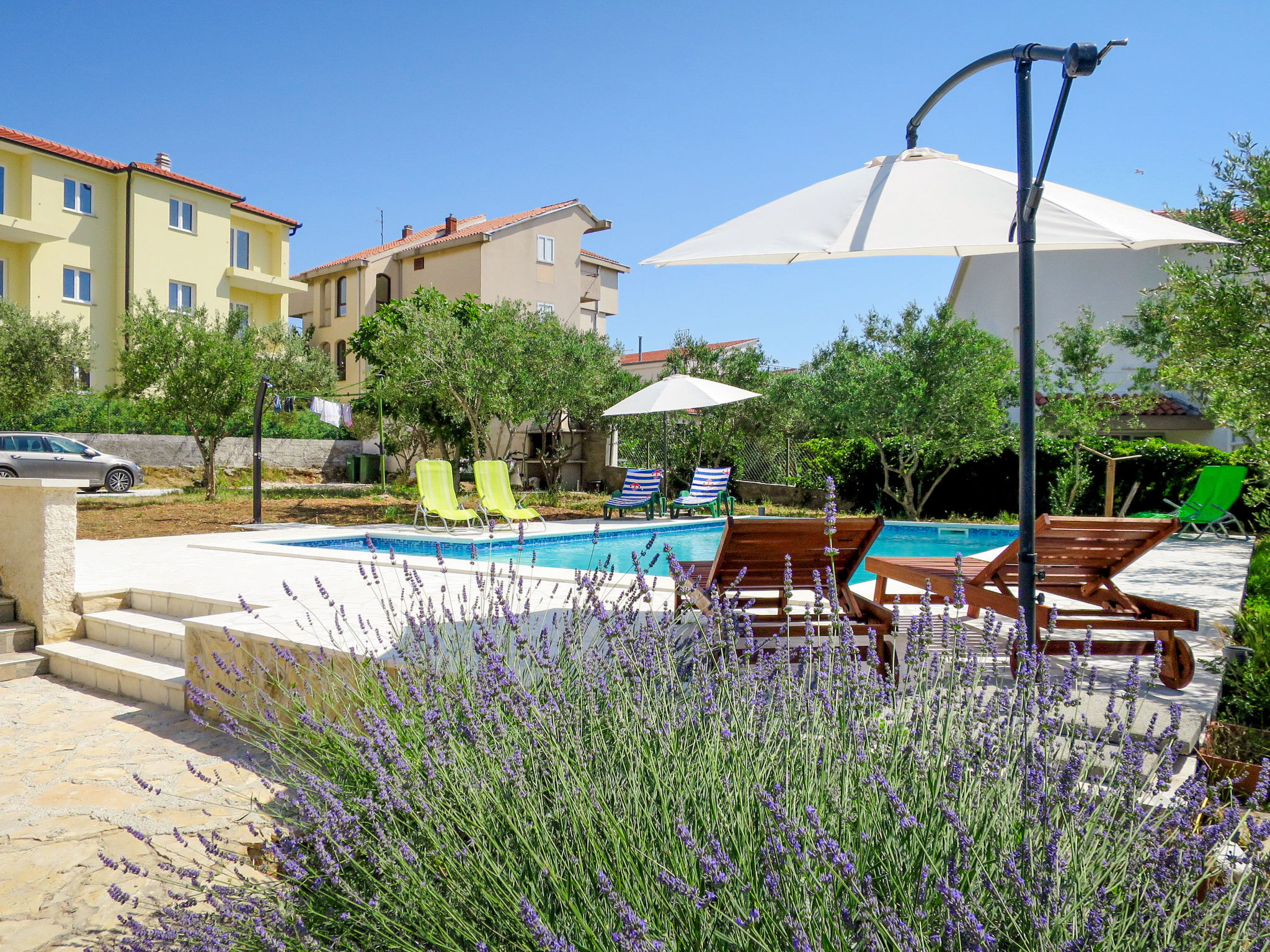Appartement Katarina 2: 80m van strand in Brodarica, nabij Šibenik - foto 2