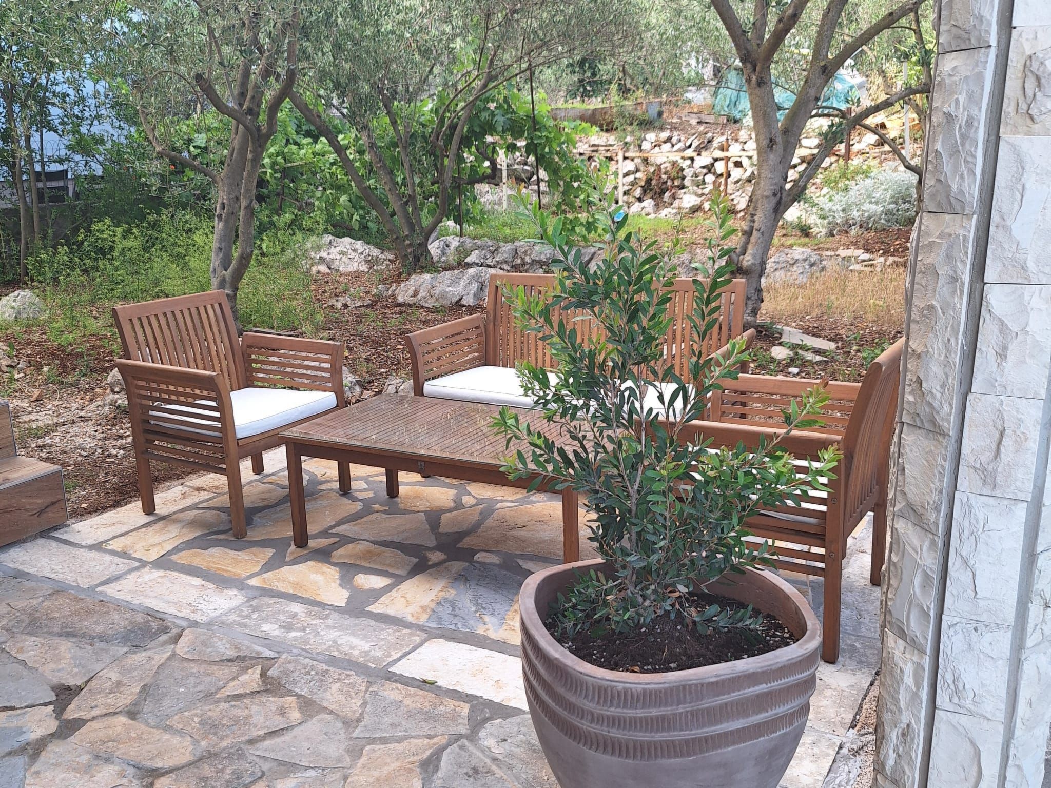 Studio für zwei Personen im Erdgeschoss-Draußen