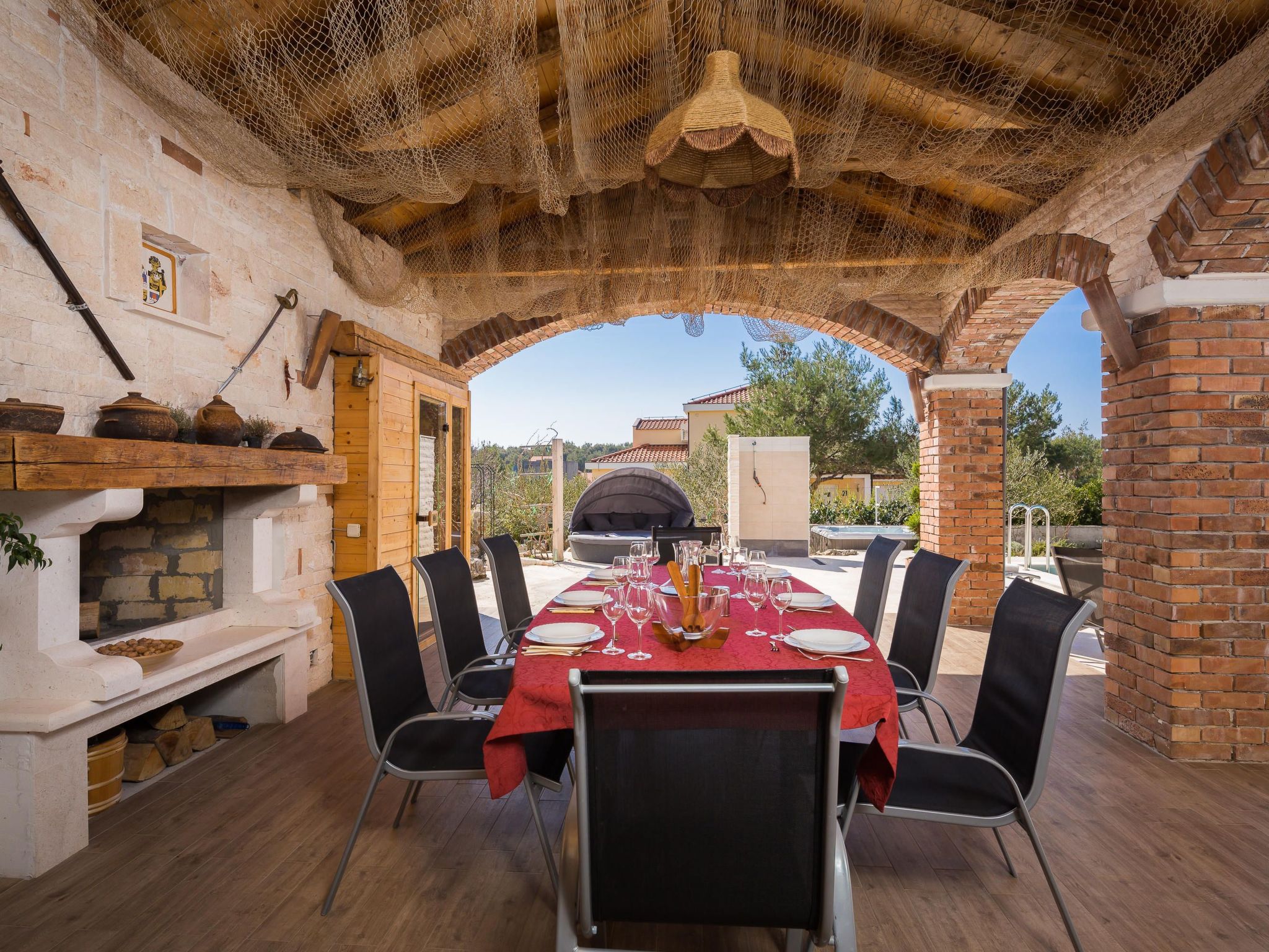 Villa Mittelmeer Paradies-Drinnen