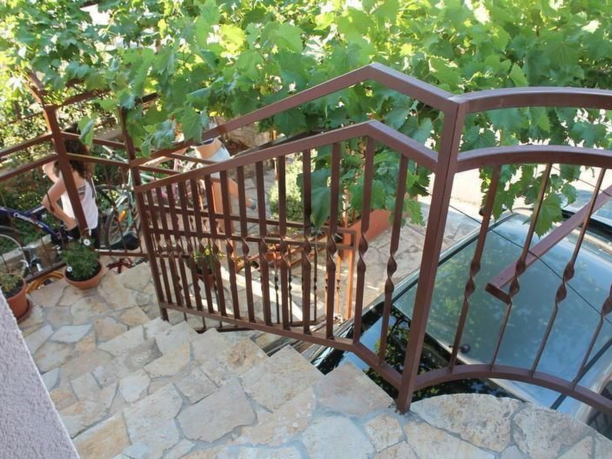 Wohnung Jadrija mit zwei Balkonen in Strandnähe-Binnen