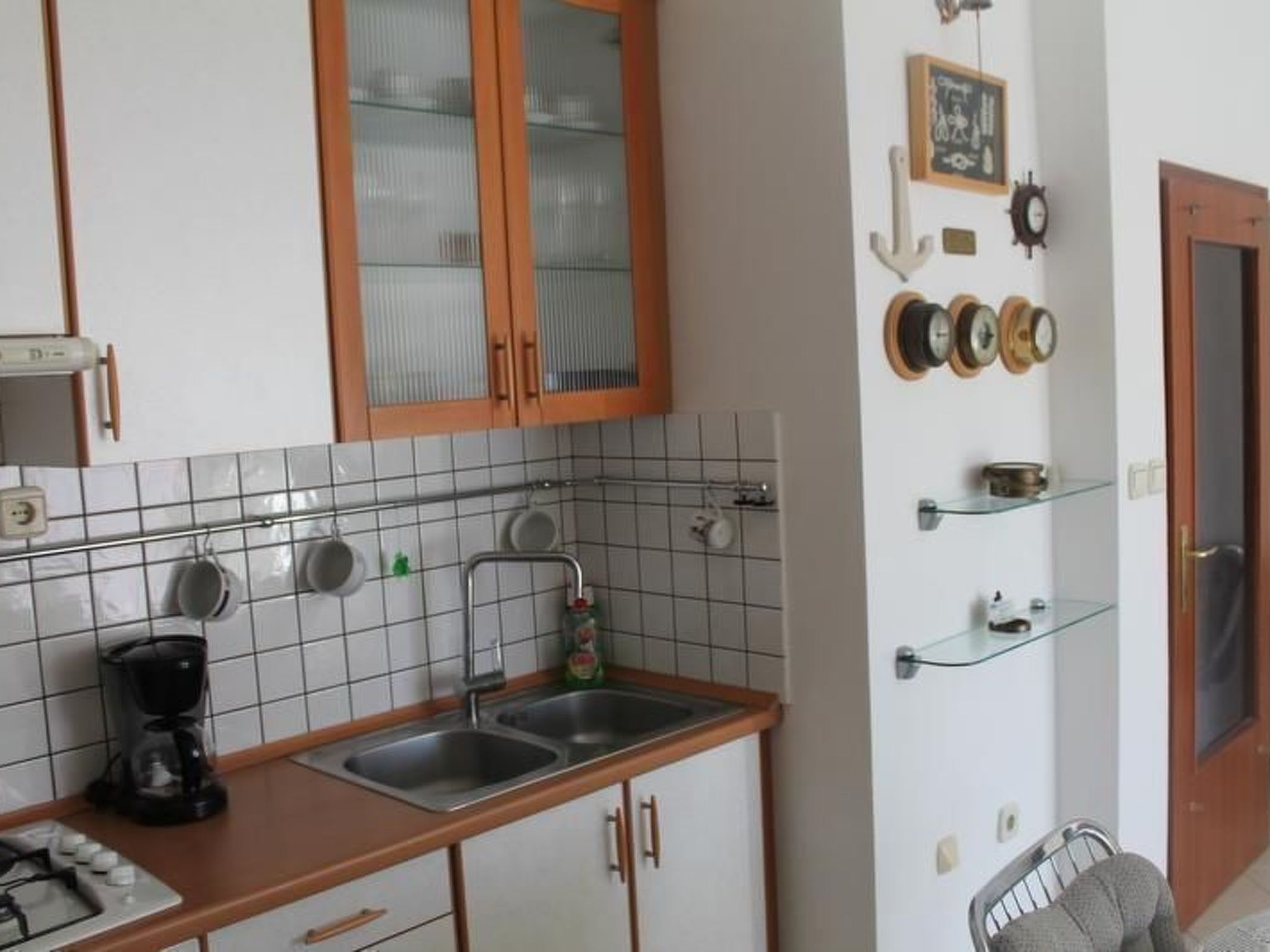 Wohnung Jadrija mit zwei Balkonen in Strandnähe-Binnen