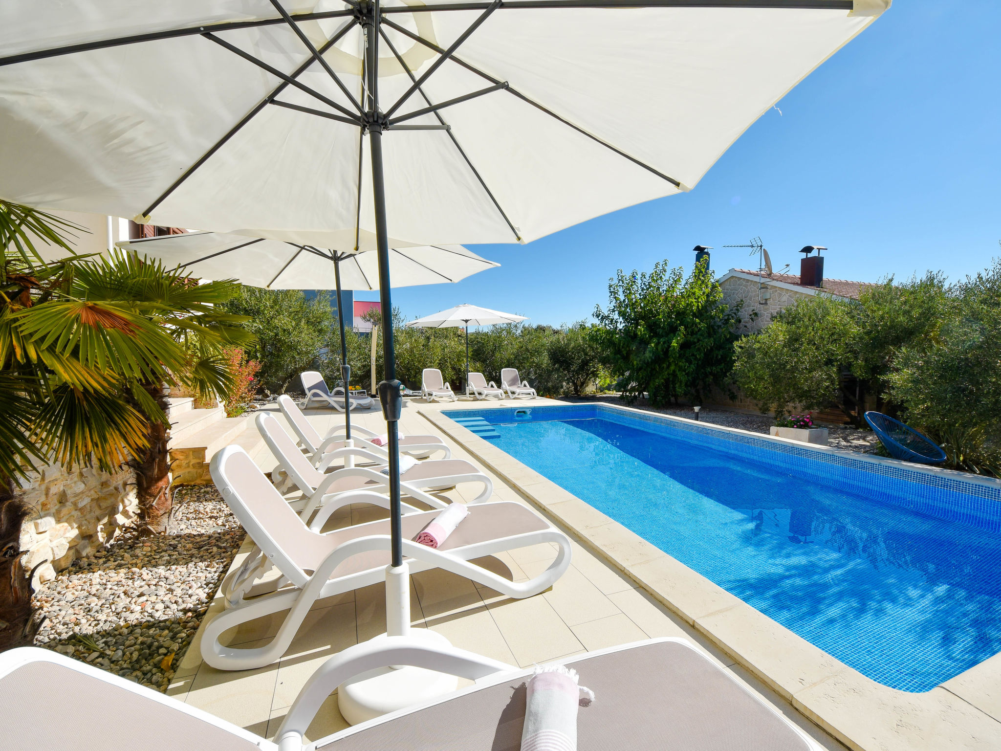 Vakantiehuis met zwembad in Brodarica (Kroatië) voor 4 personen