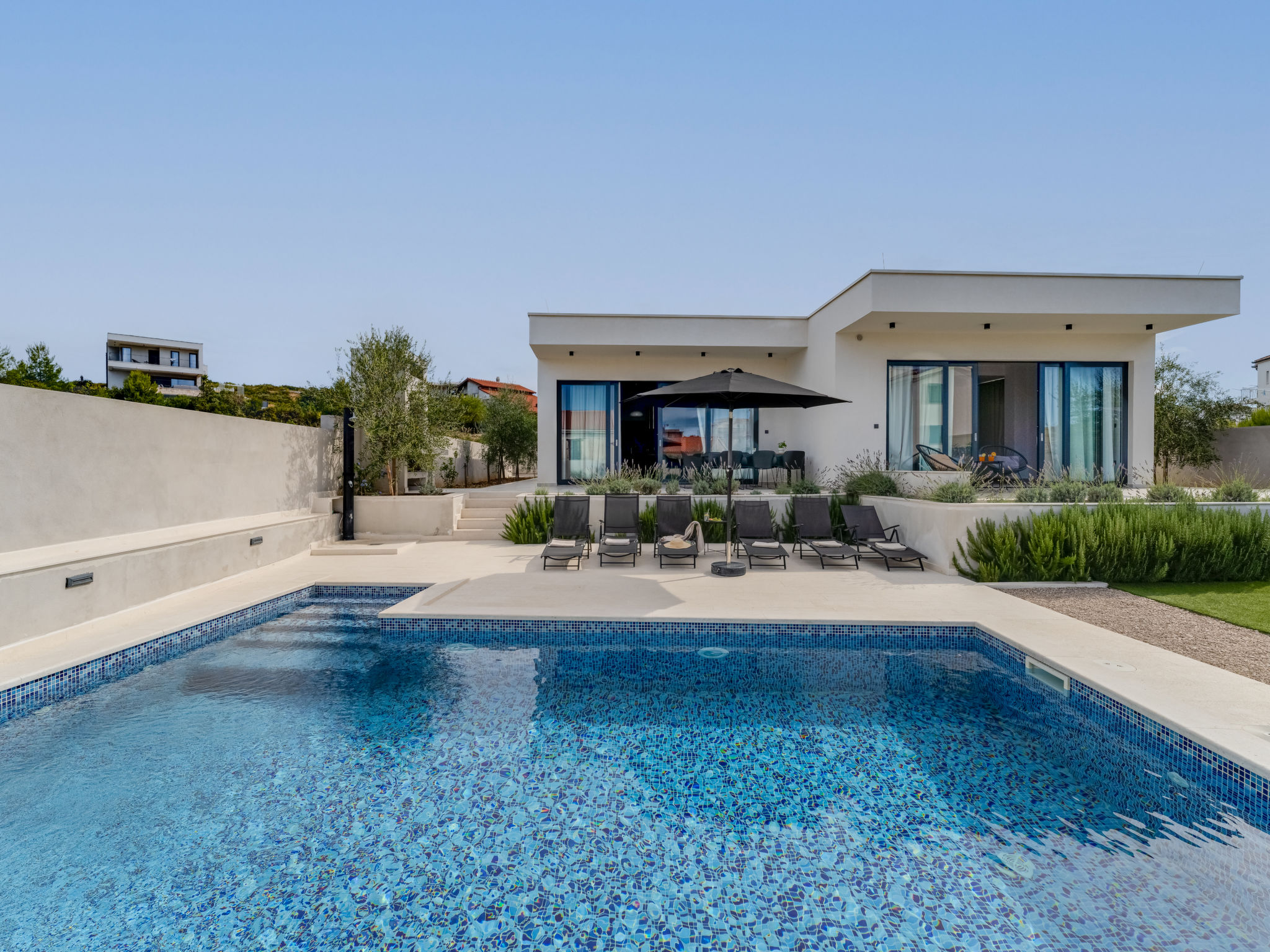 Vakantiehuis met privé zwembad in Brodarica (Kroatië) voor 8 personen