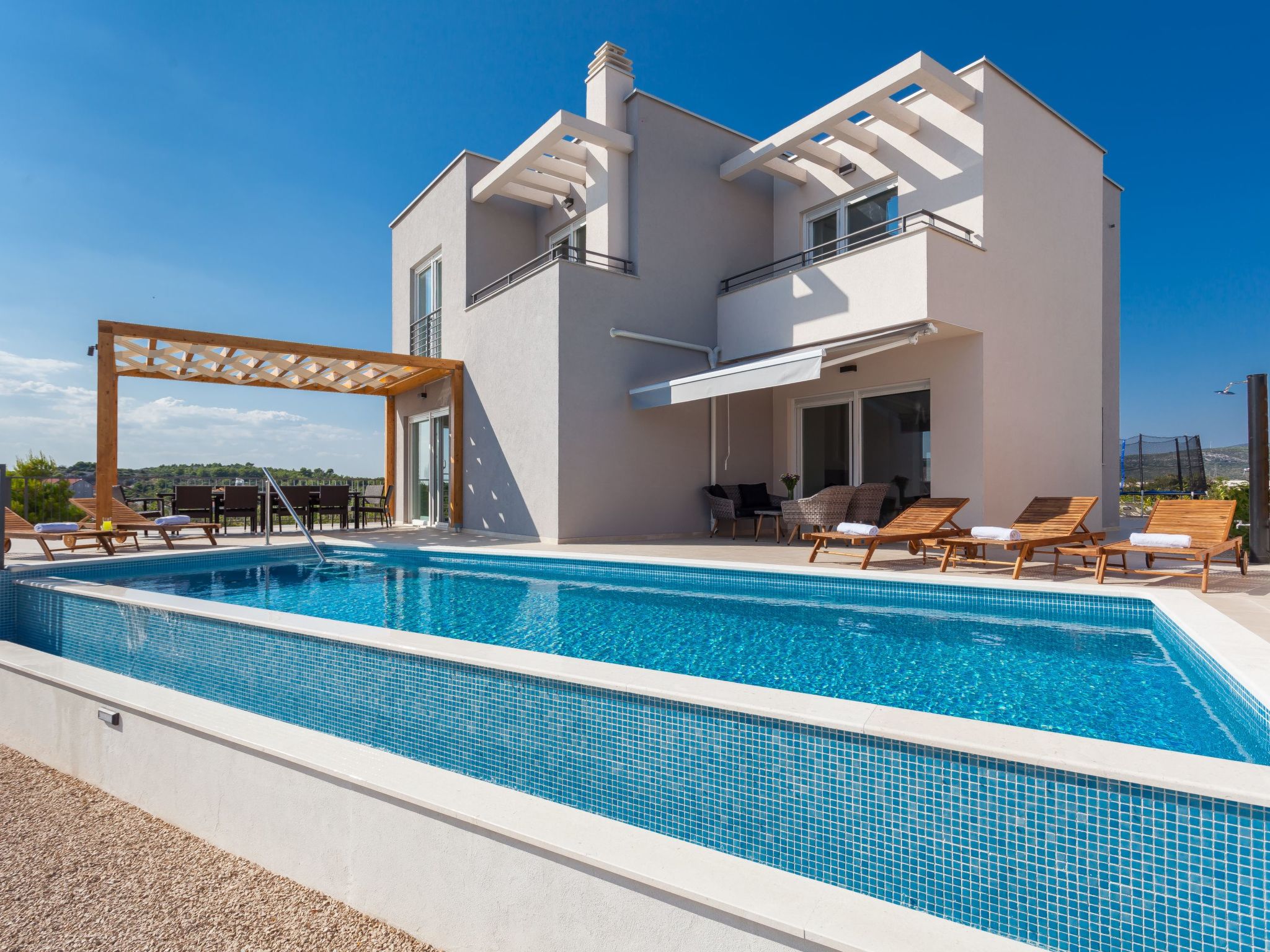 Vakantiehuis met privé zwembad in Brodarica (Kroatië) voor 12 personen