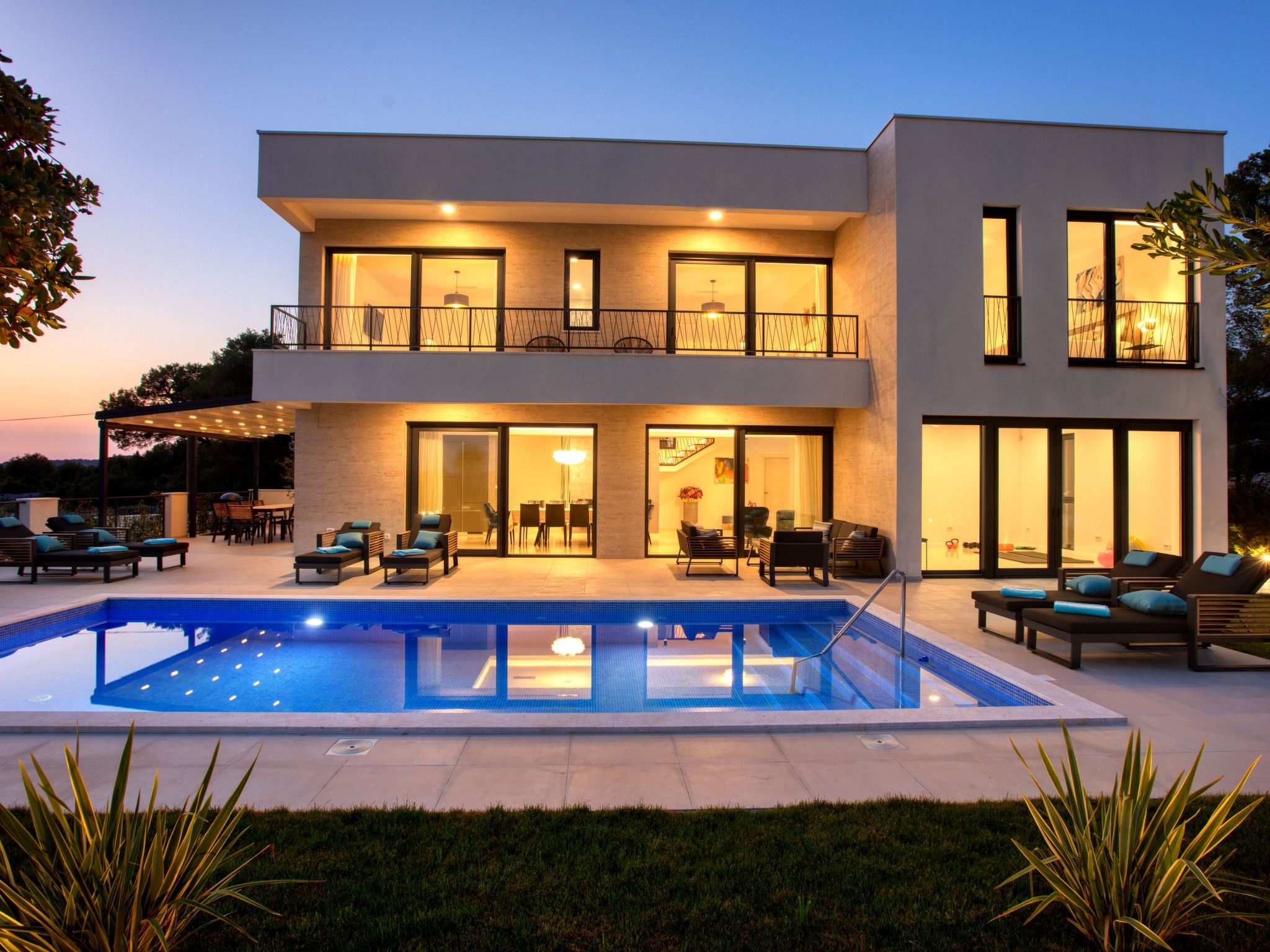 Vakantiehuis met privé zwembad in Brodarica (Kroatië) voor 8 personen