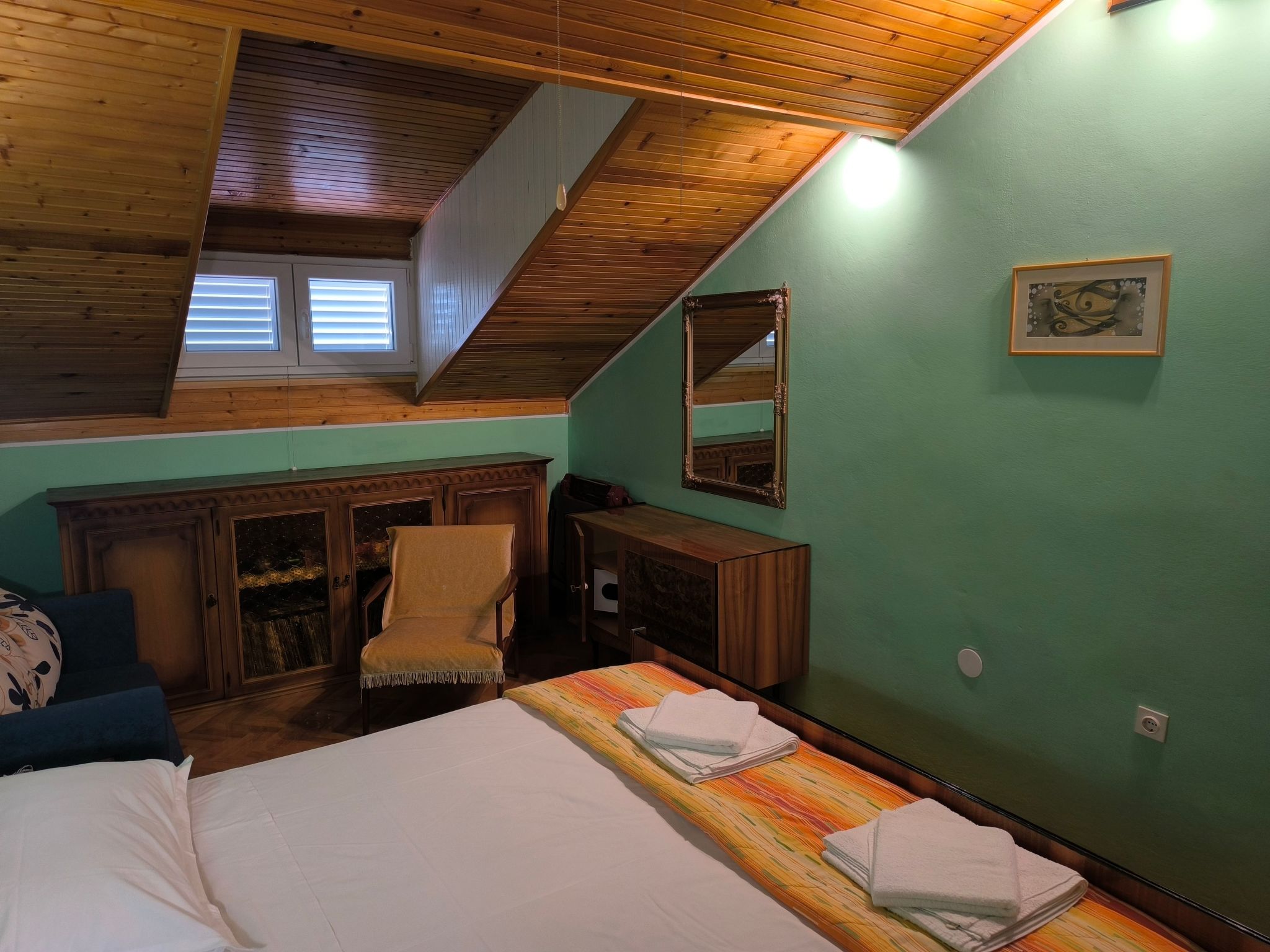 Für 3 Personen  + 1 Kind ca. 68 m&sup2; in Žaboric, Dalmatien (Gespanschaft Sib-Dedans