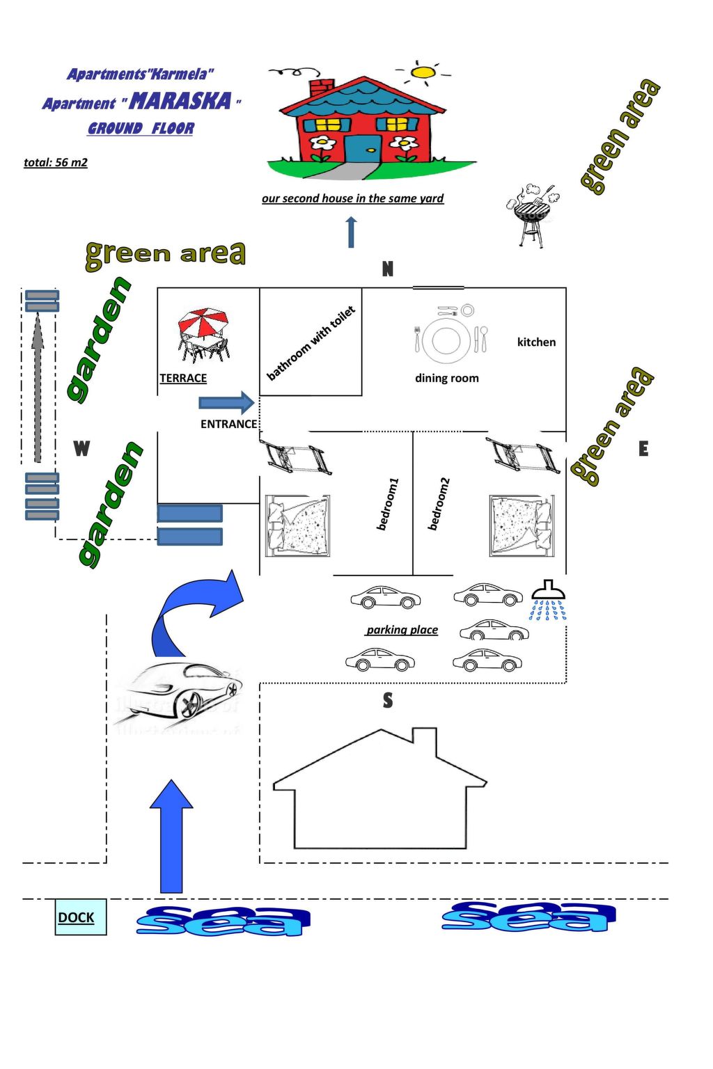 Mit einer überdachten Terrasse-Image-tags.info