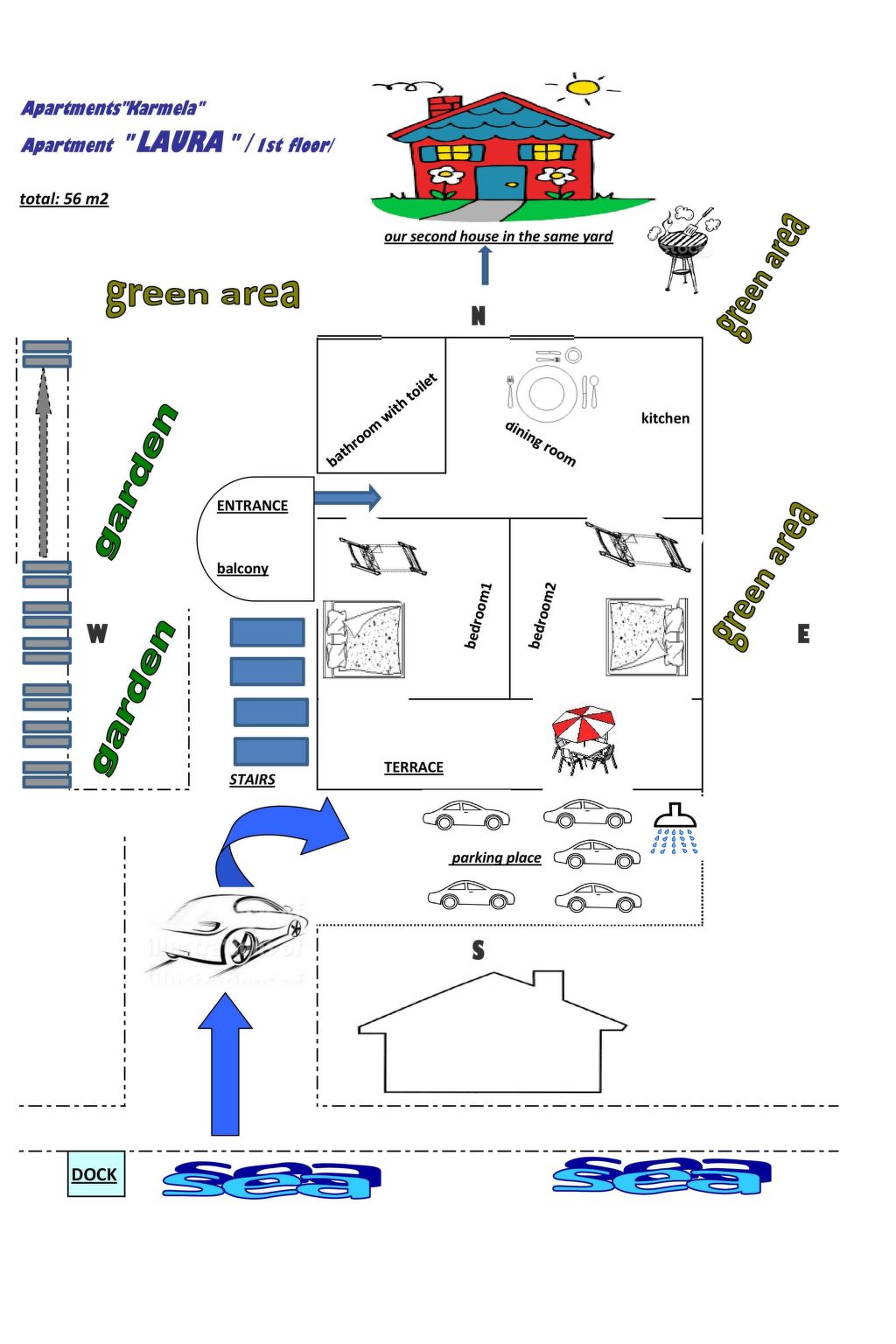 Mit einer überdachten Terrasse-Image-tags.info