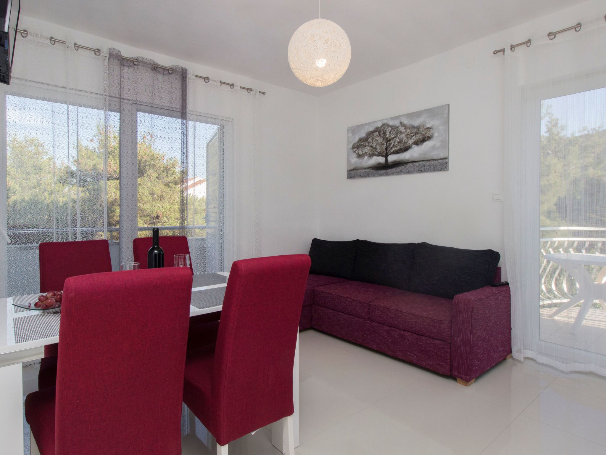 Mit Blick auf das Wasser