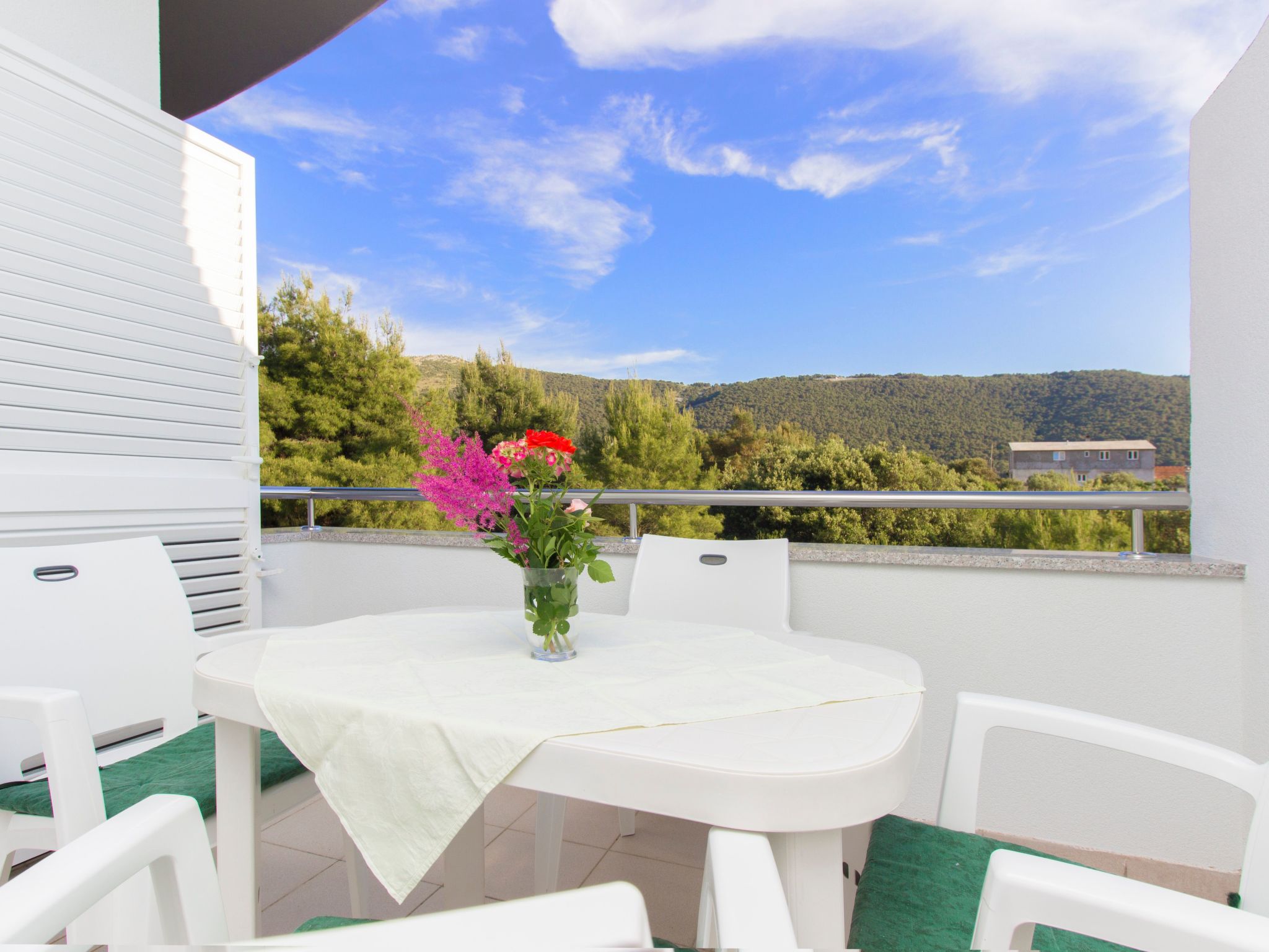 Mit Blick auf das Wasser