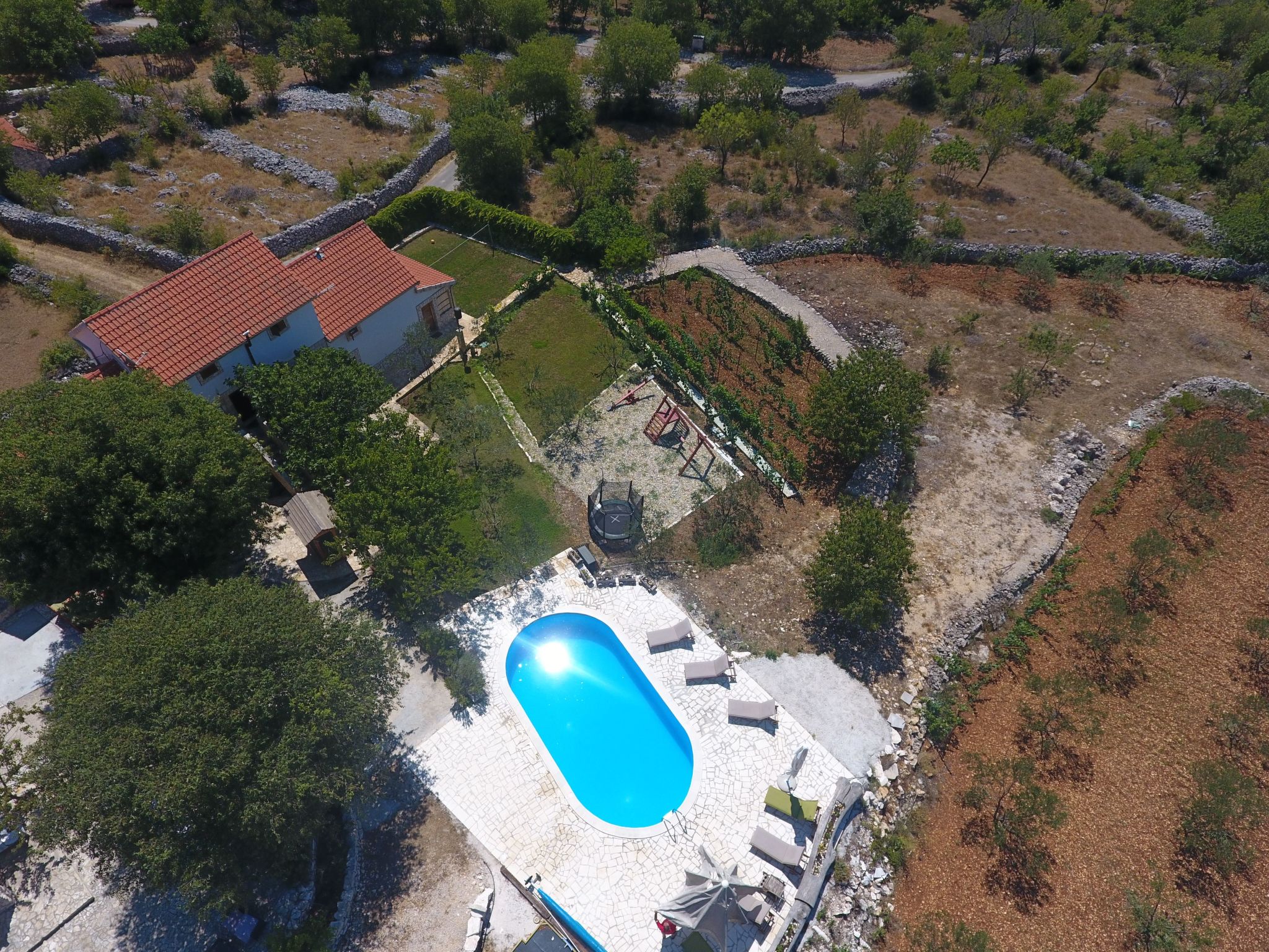 Villa mit beheiztem Pool